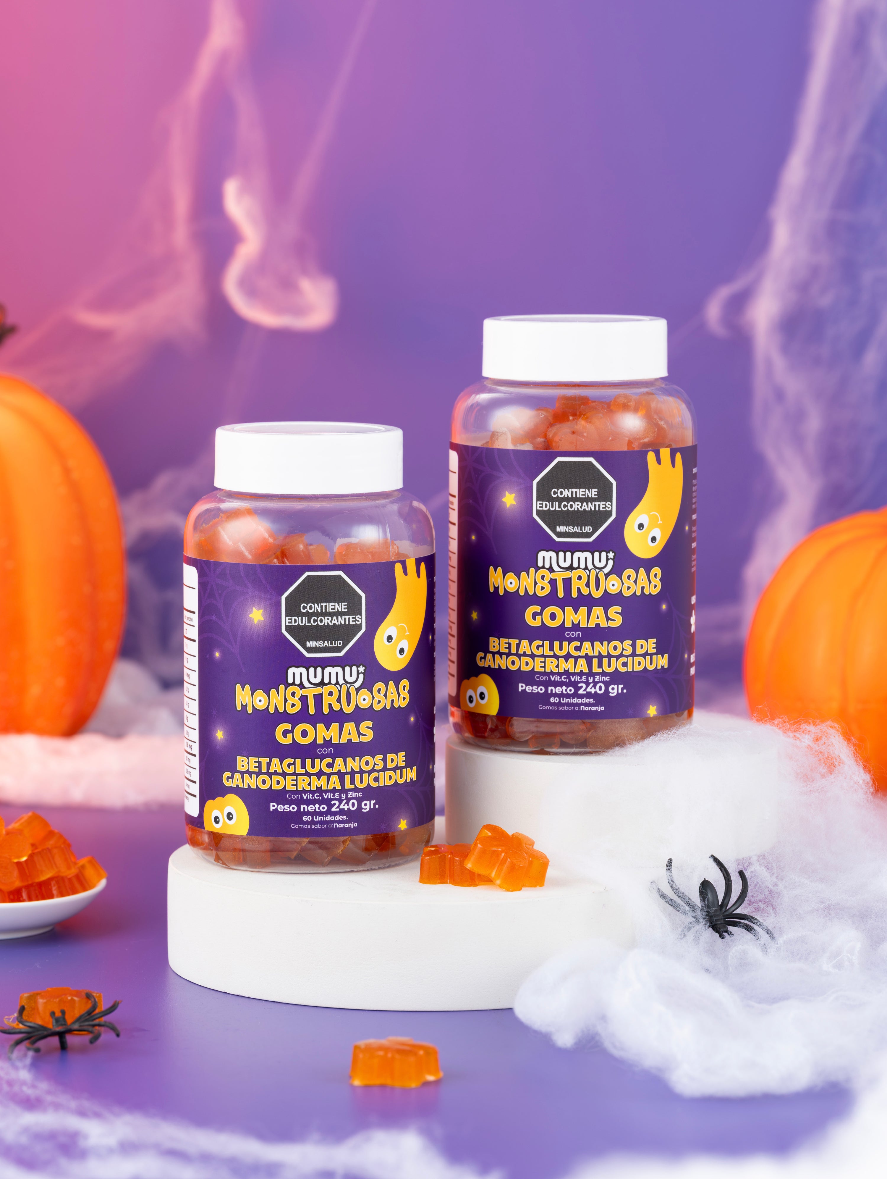 GOMAS DE BETAGLUCANOS DE GANODERMA LUCIDUM