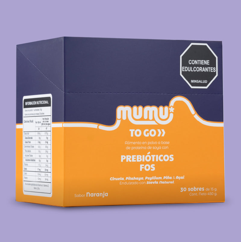 MUMU TO GO - FIBRA CON PREBIÓTICO FOS