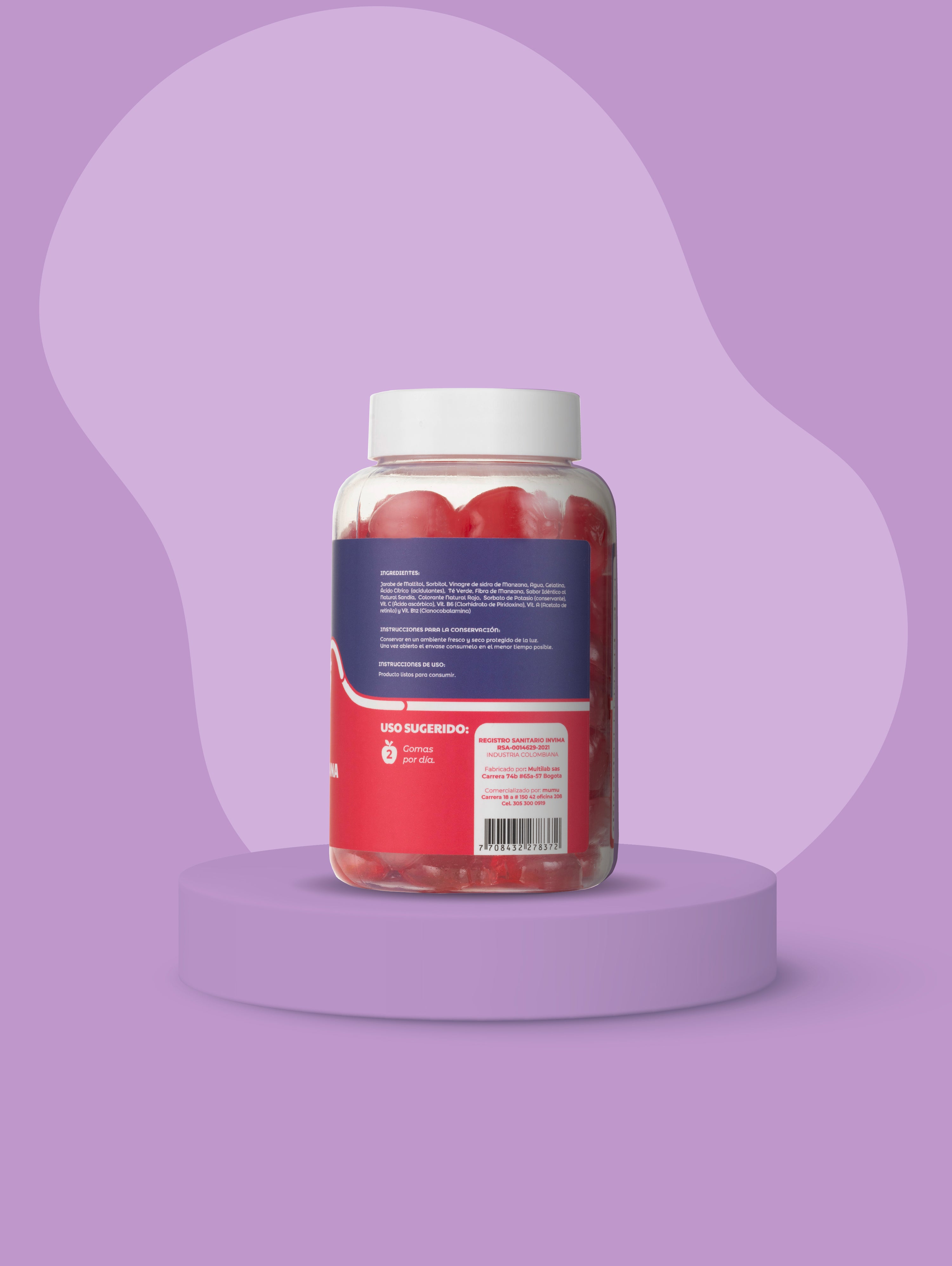 GOMAS DE VINAGRE DE MANZANA