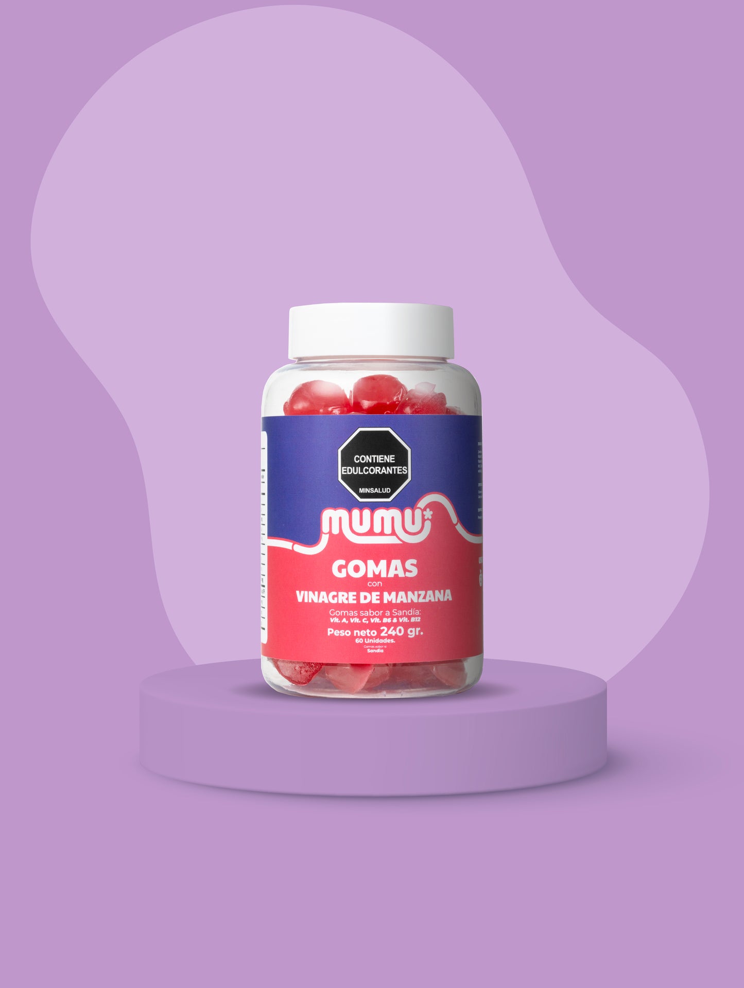 GOMAS DE VINAGRE DE MANZANA