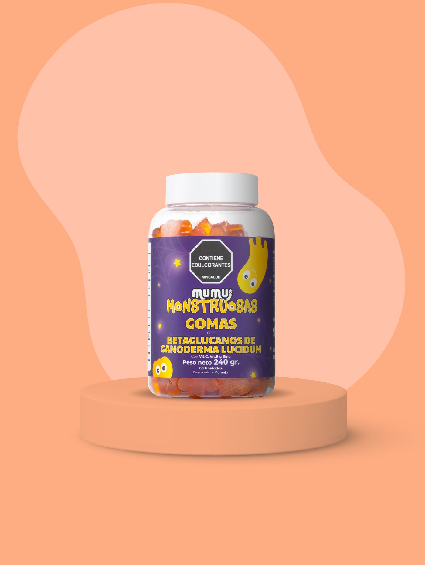 GOMAS DE BETAGLUCANOS DE GANODERMA LUCIDUM