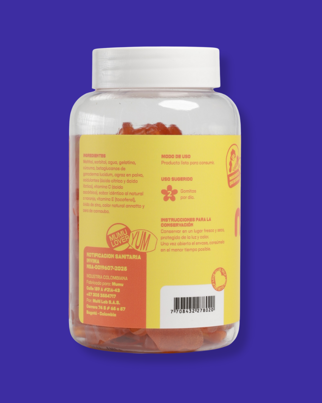 GOMAS DE BETAGLUCANOS DE GANODERMA LUCIDUM