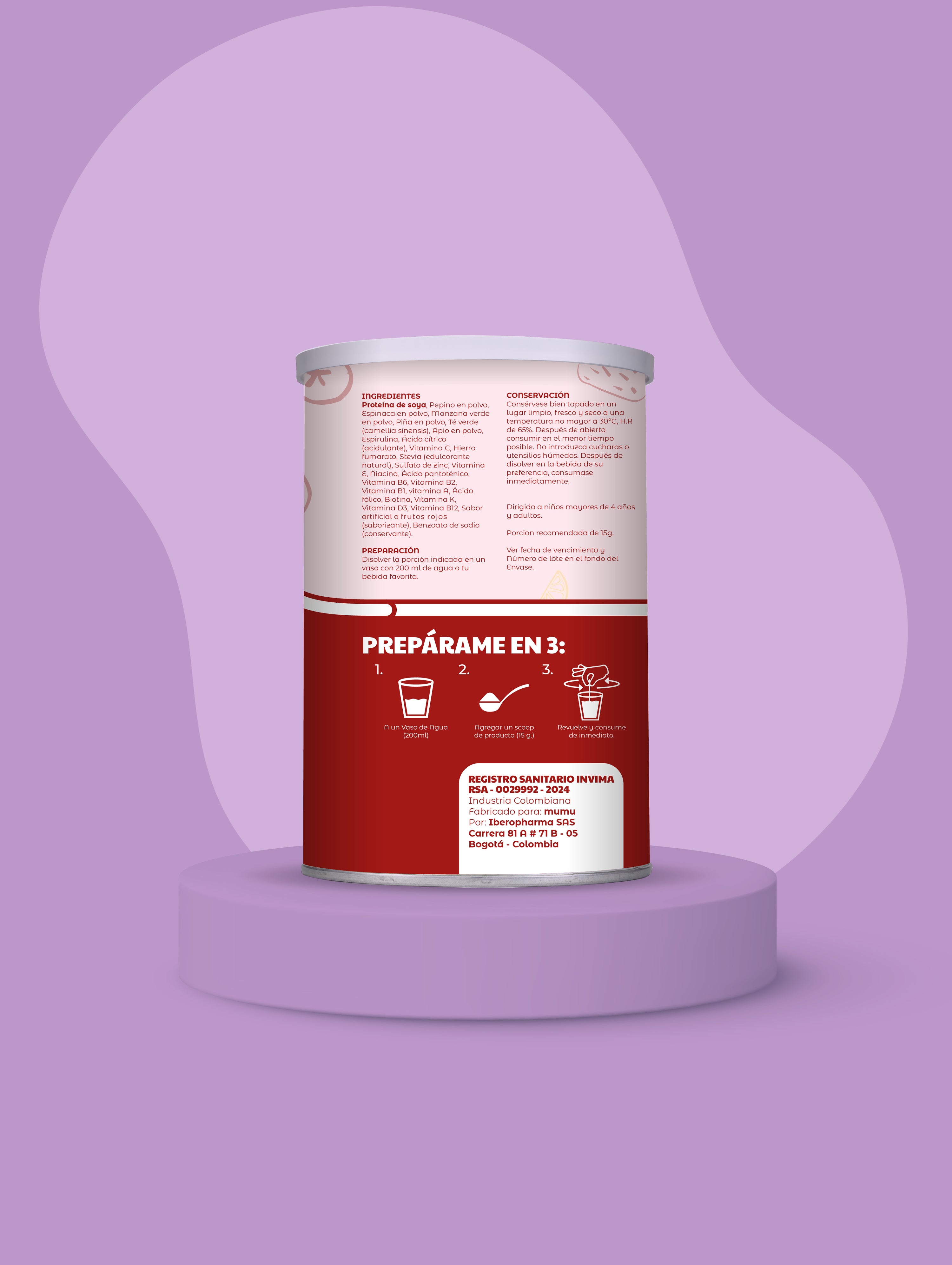 BATIDO VERDE EN POLVO - SABORES ESPECIALES