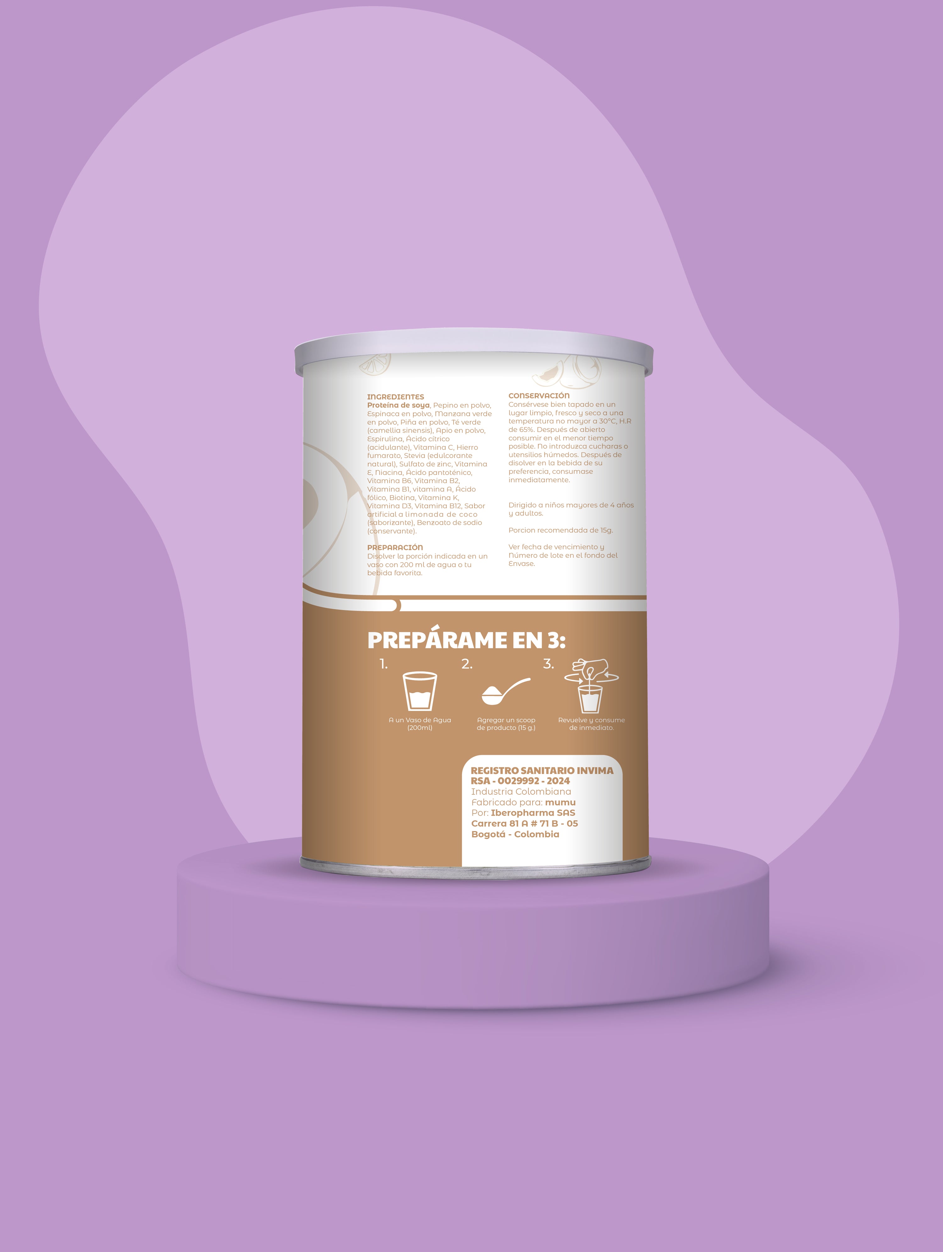 BATIDO VERDE EN POLVO - SABORES ESPECIALES