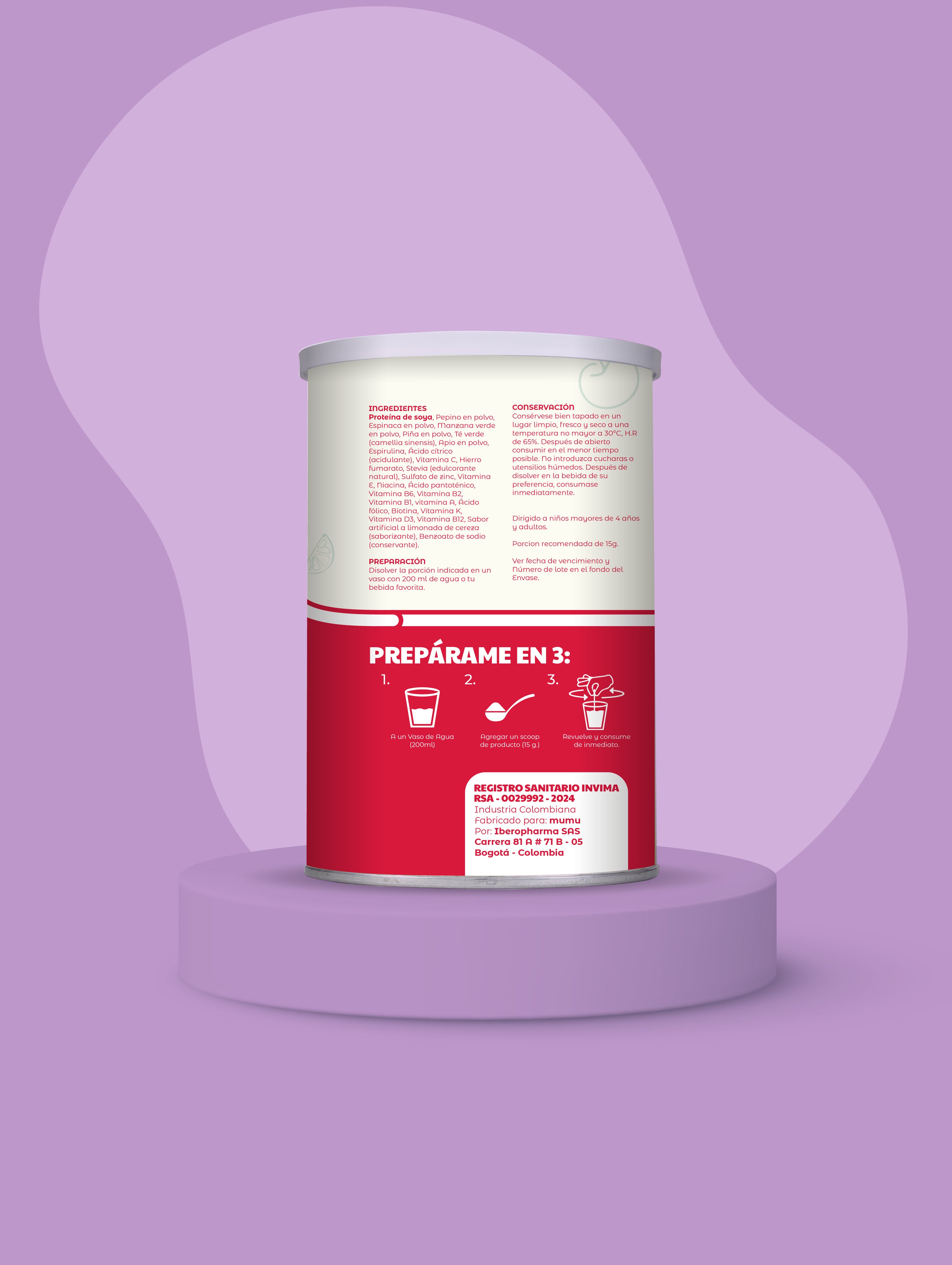 BATIDO VERDE EN POLVO - SABORES ESPECIALES