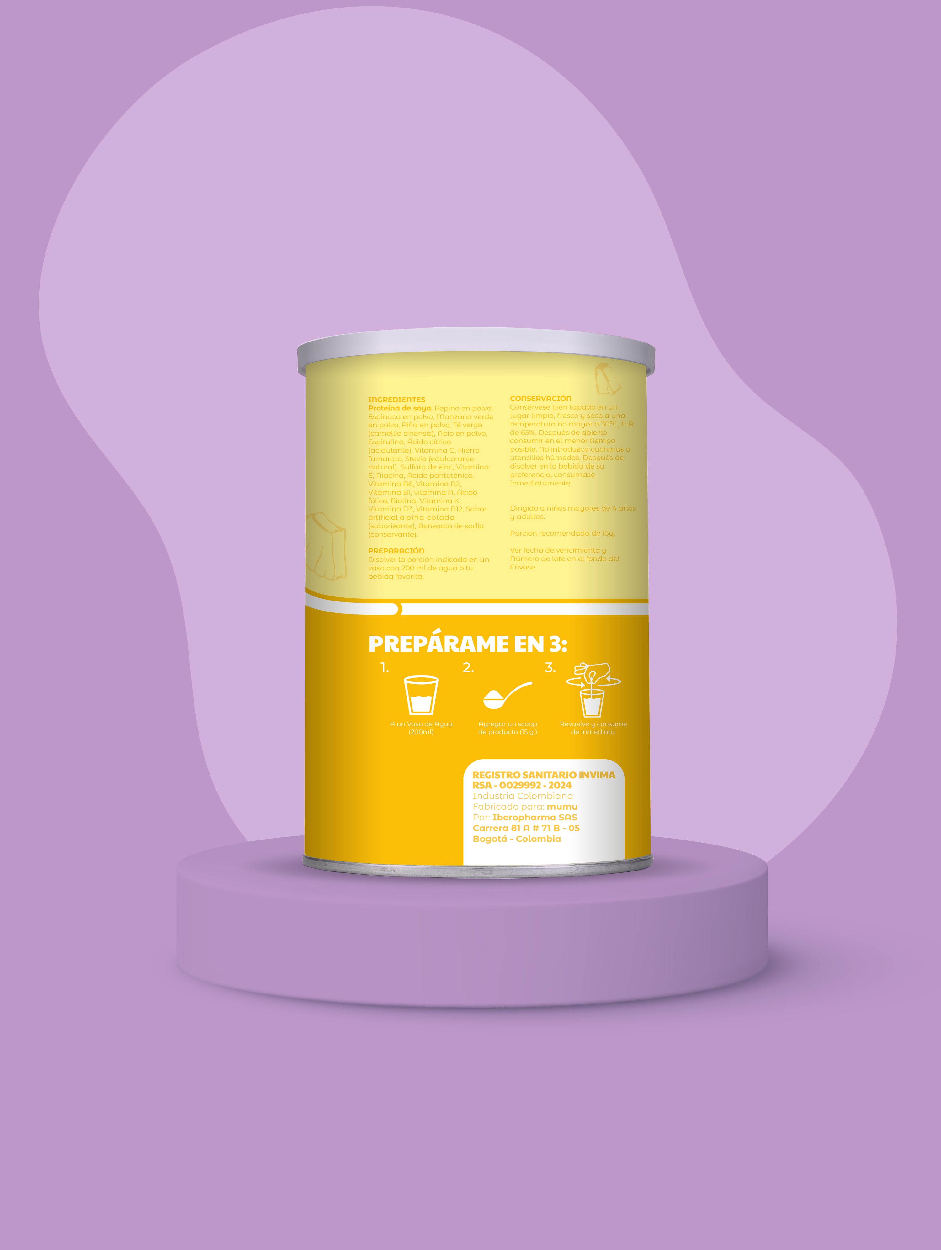 BATIDO VERDE EN POLVO - SABORES ESPECIALES