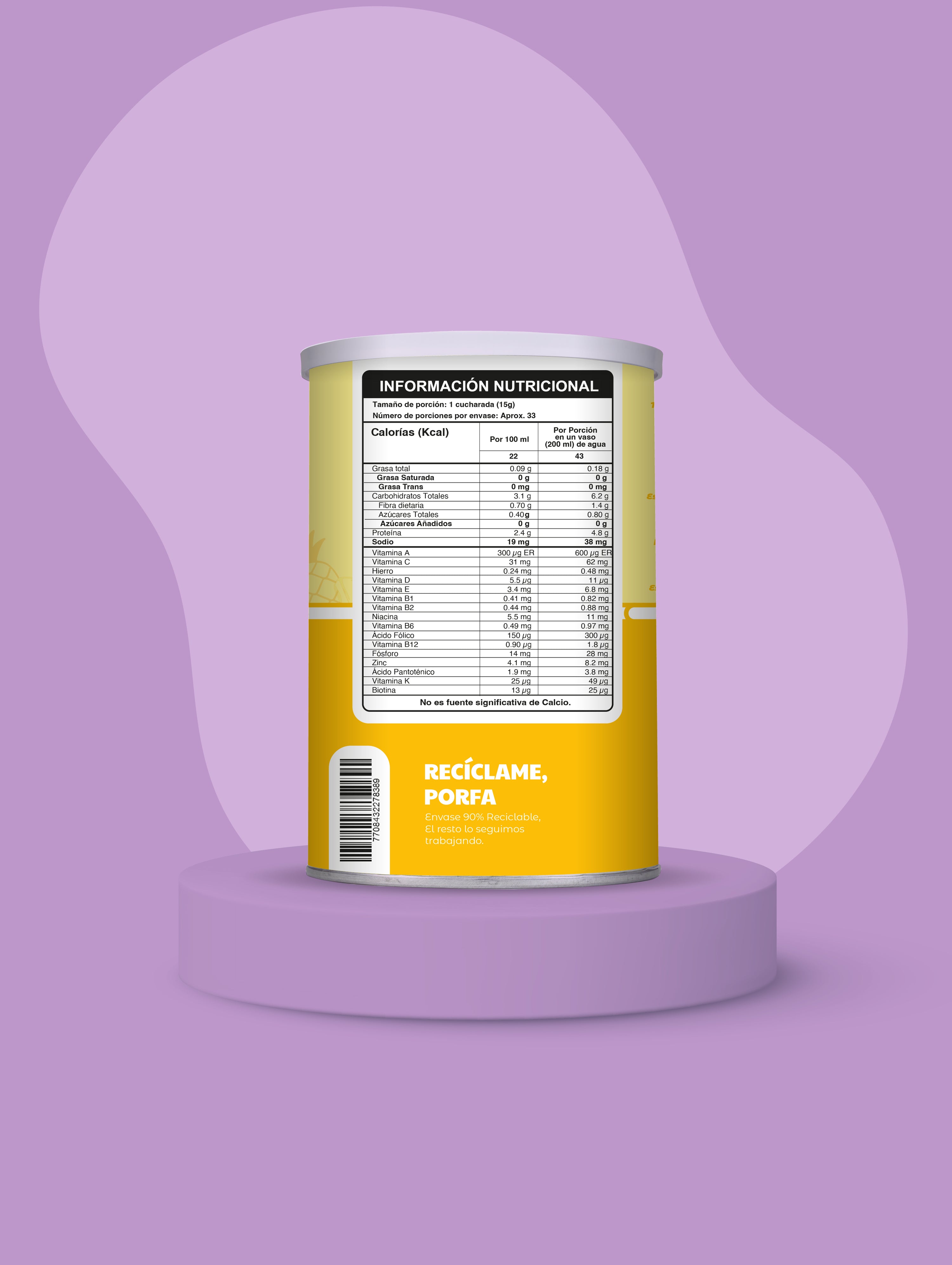 BATIDO VERDE EN POLVO - SABORES ESPECIALES