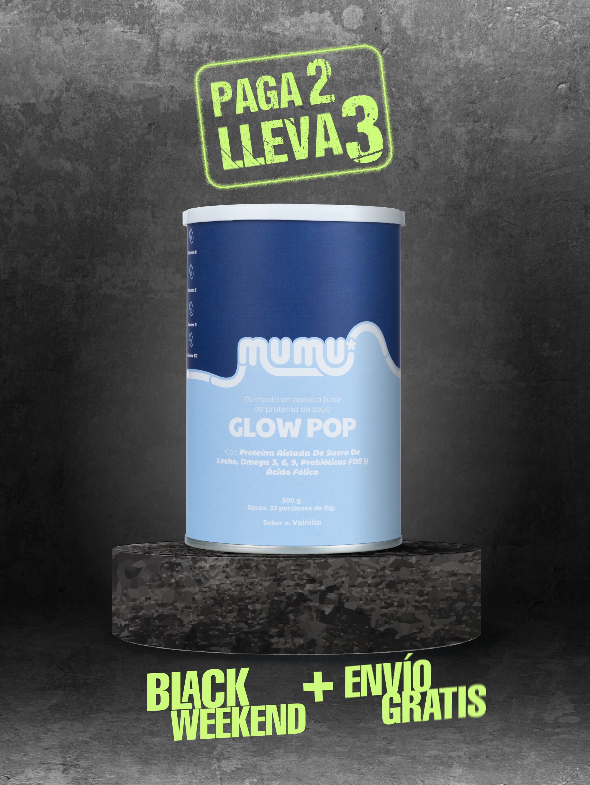 GLOW POP - MULTIVITAMÍNICO PARA MAMÁS GESTANTES Y LACTANTES