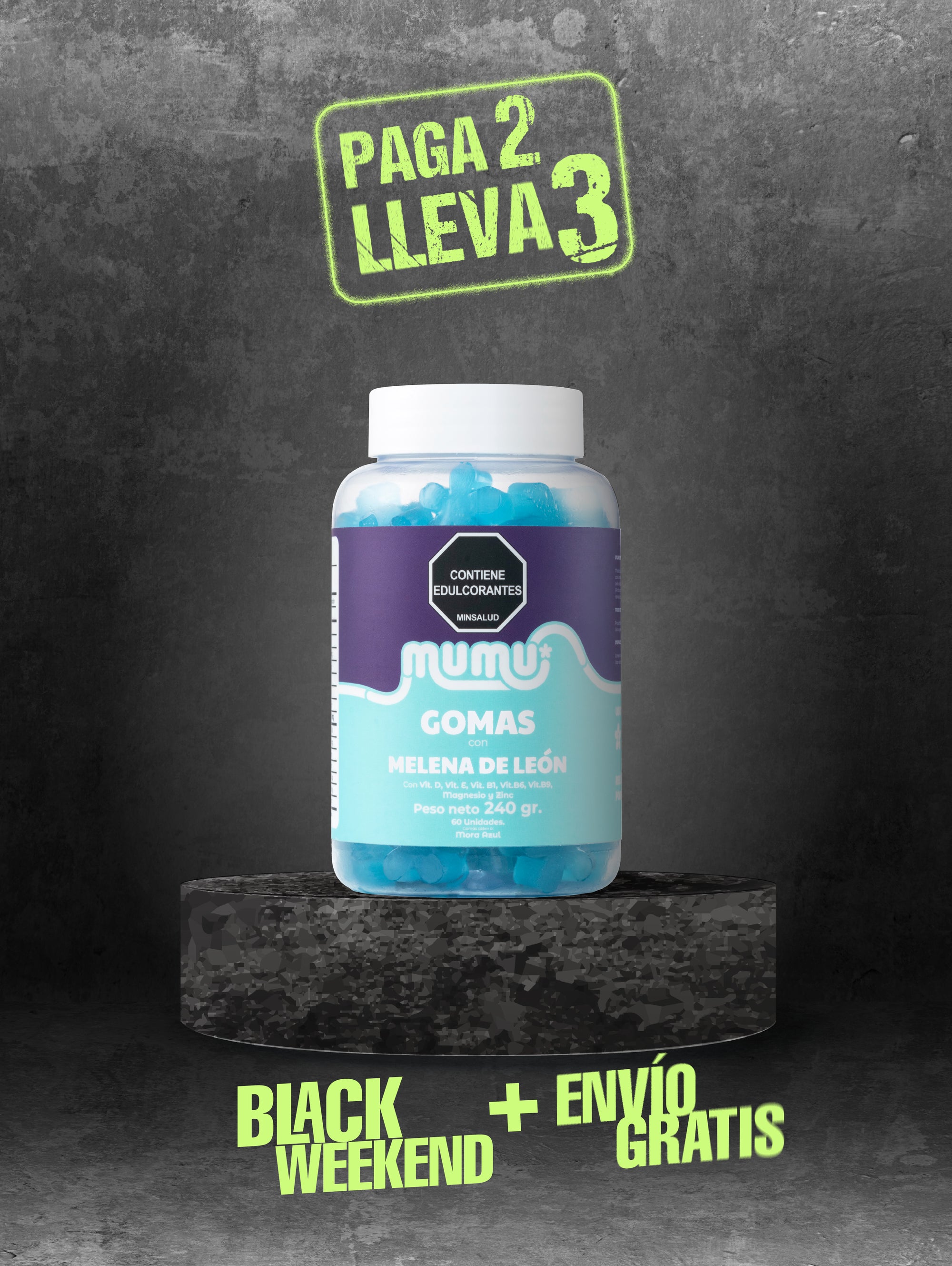 GOMAS DE MELENA DE LEON