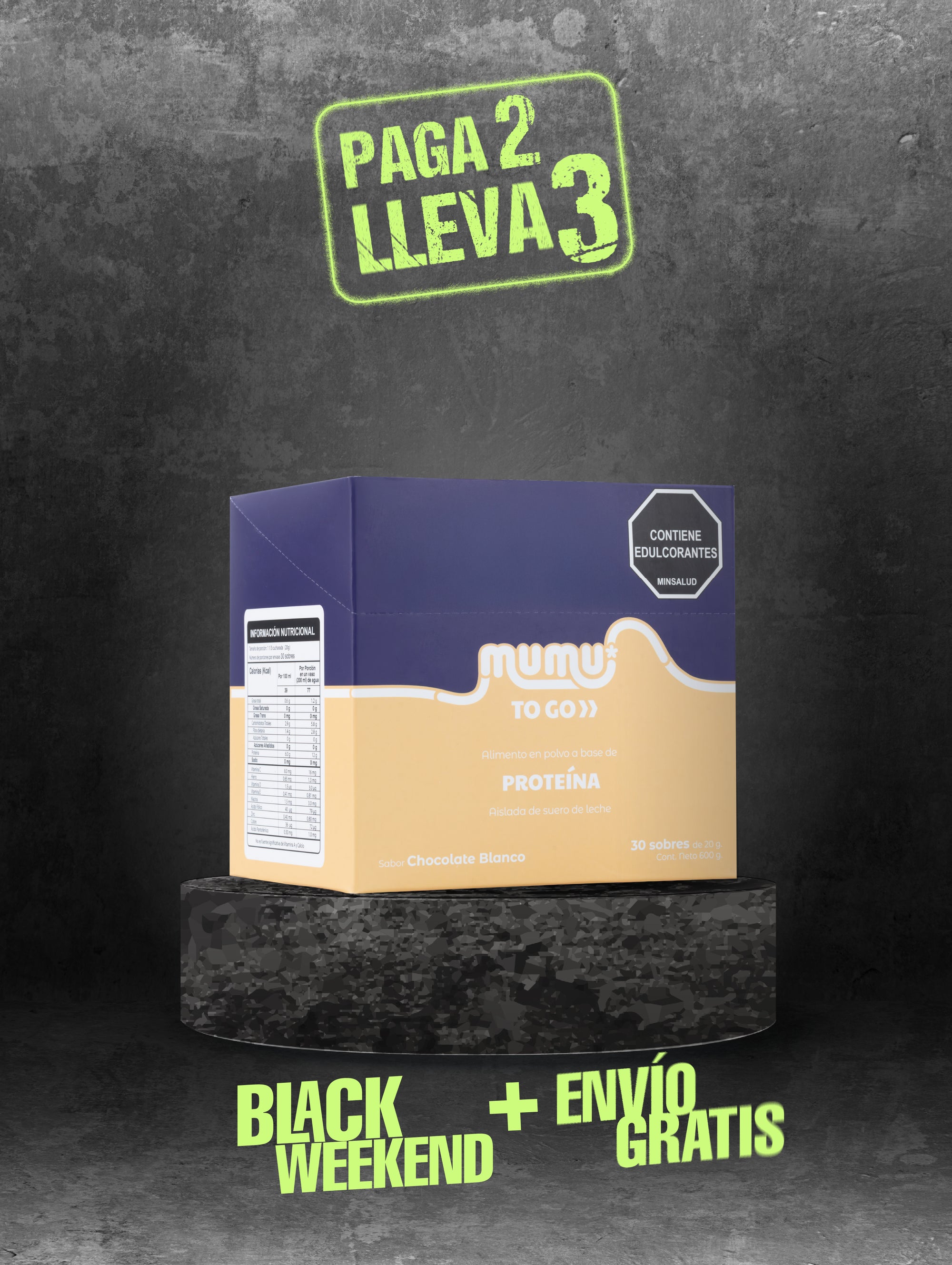 MUMU TO GO - PROTEÍNA EN POLVO