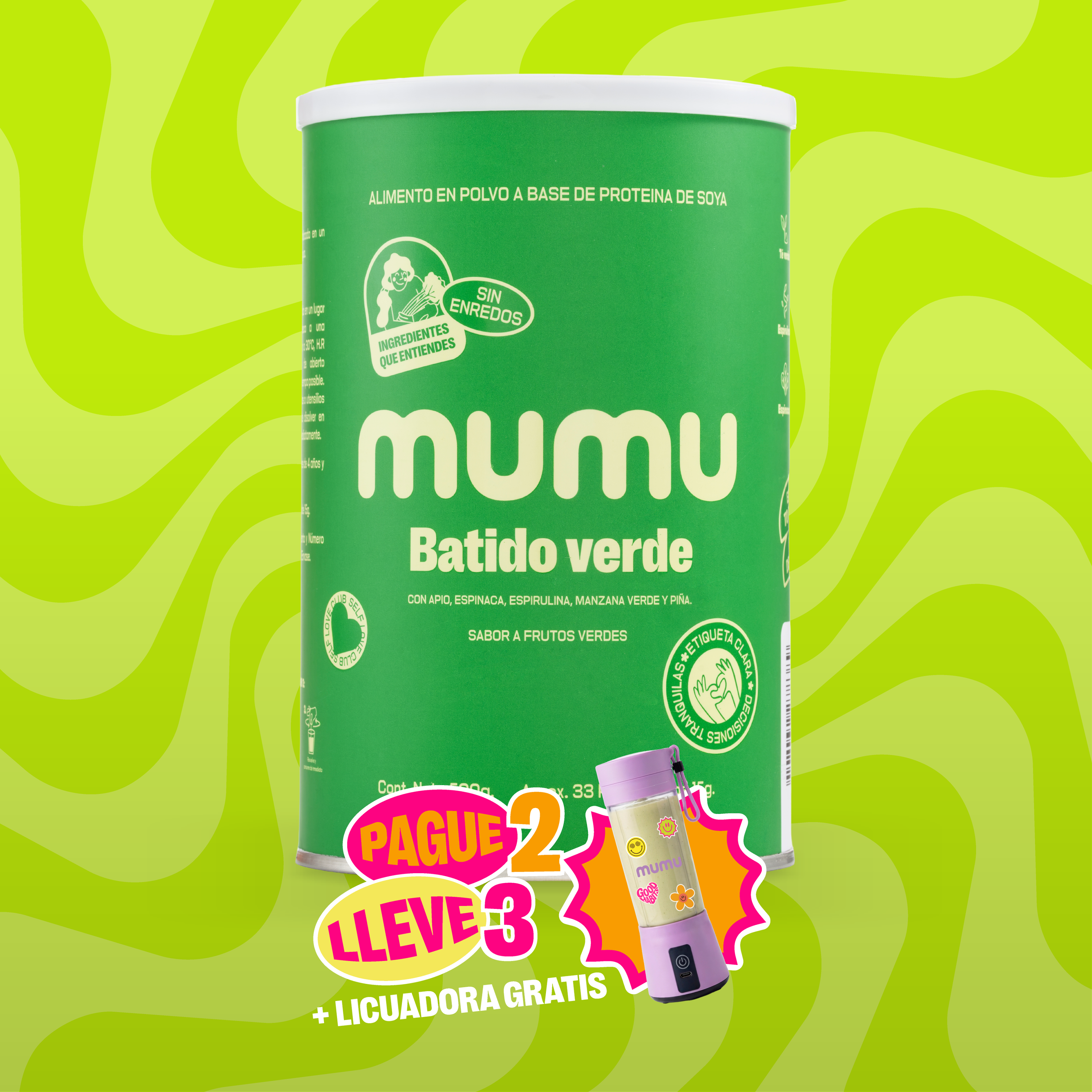 BATIDO VERDE EN POLVO - MUMUVERSARIO