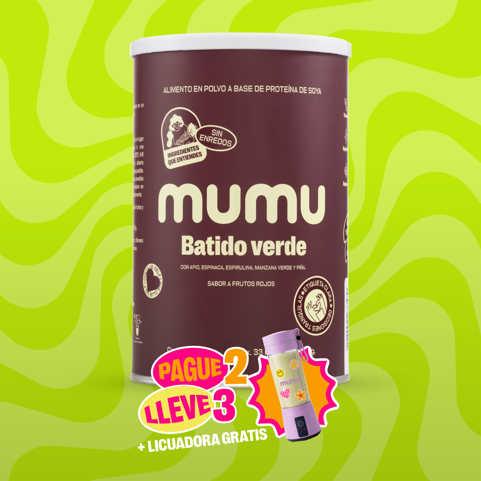 BATIDO VERDE EN POLVO - MUMUVERSARIO