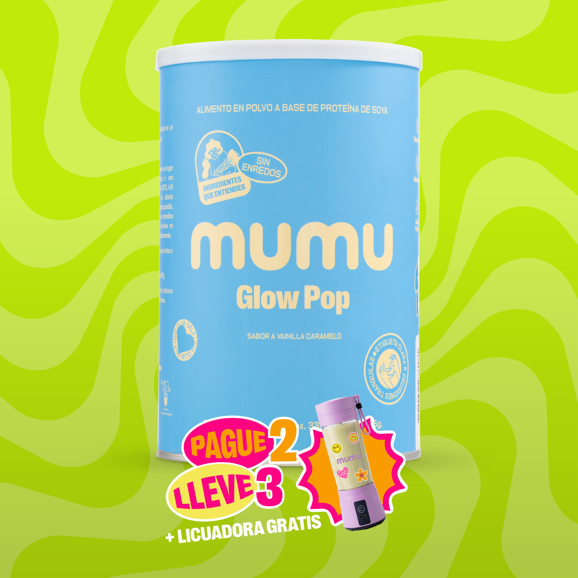 GLOW POP - MULTIVITAMÍNICO PARA MAMÁS GESTANTES Y LACTANTES - MUMUVERSARIO
