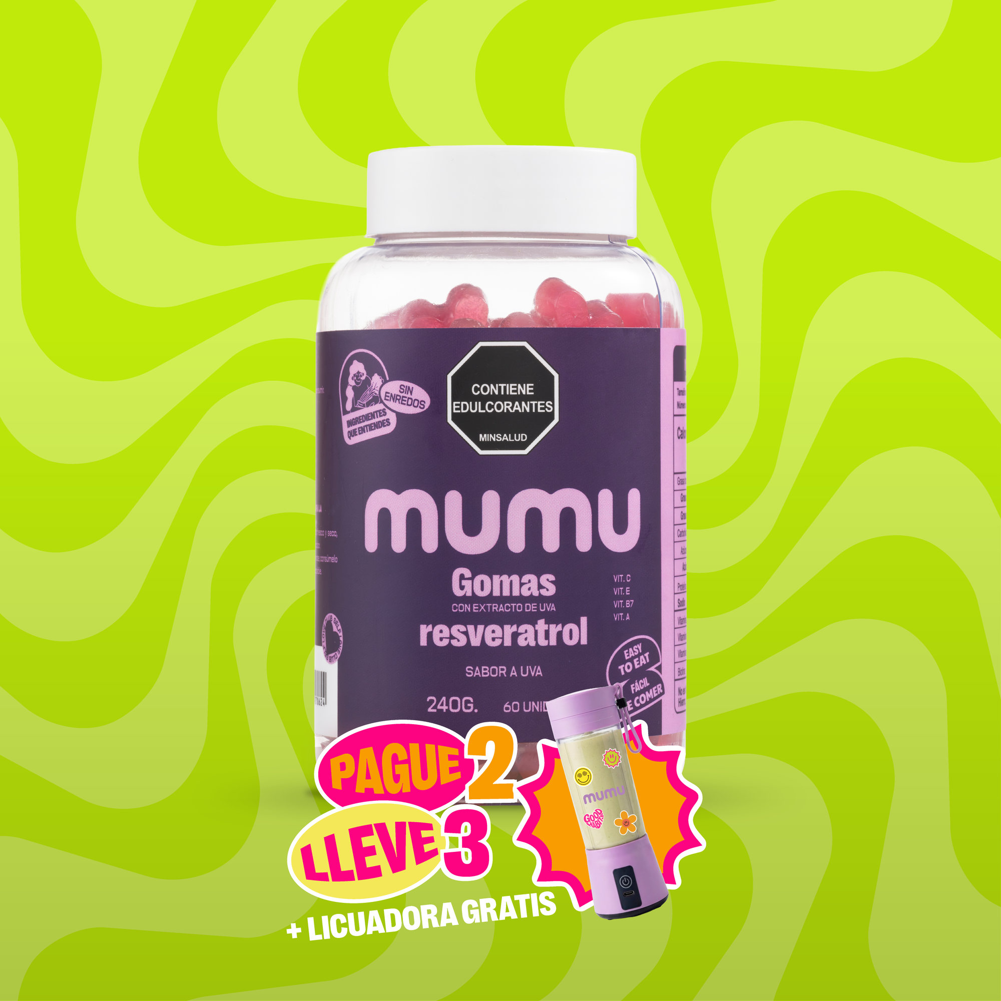 GOMAS DE RESVERATROL - MUMUVERSARIO