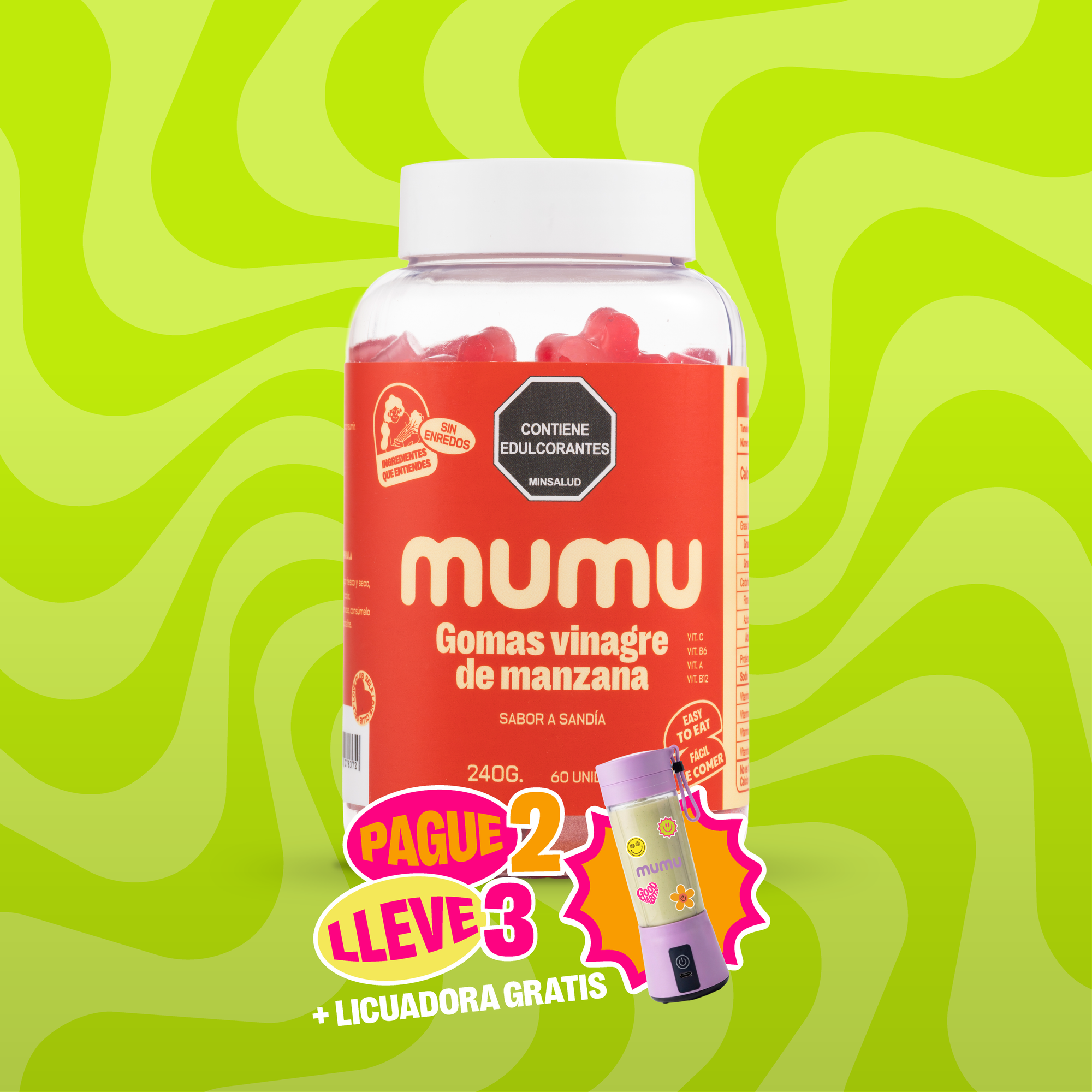 GOMAS DE VINAGRE DE MANZANA - MUMUVERSARIO
