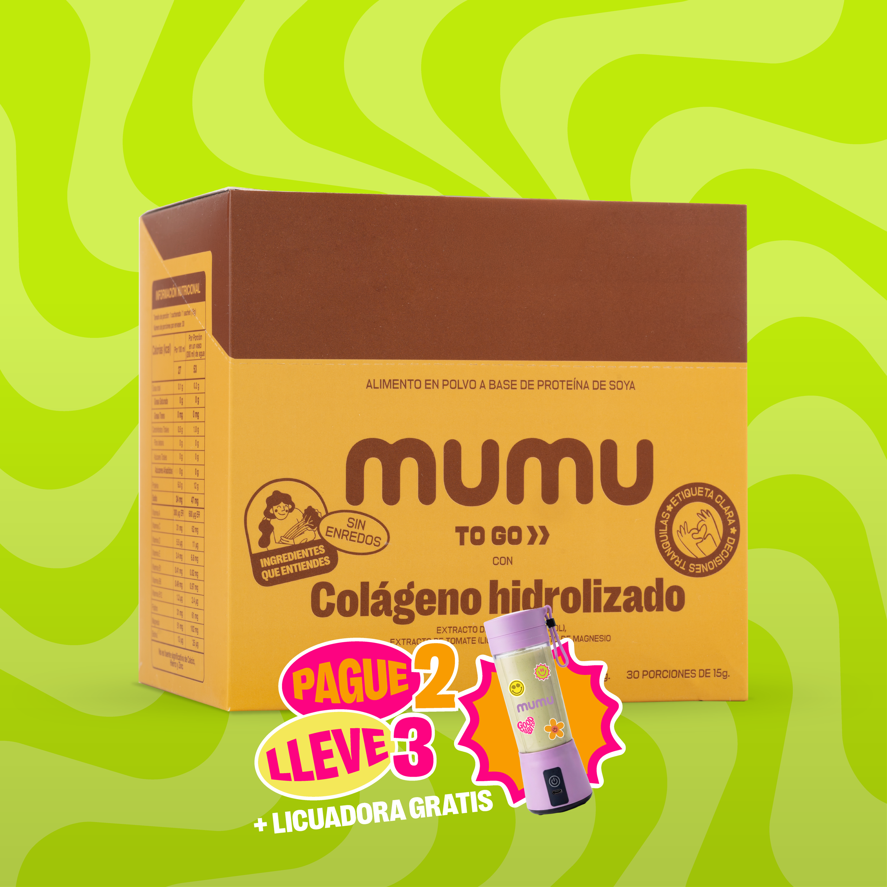 MUMU TO GO - COLÁGENO HIDROLIZADO - MUMUVERSARIO