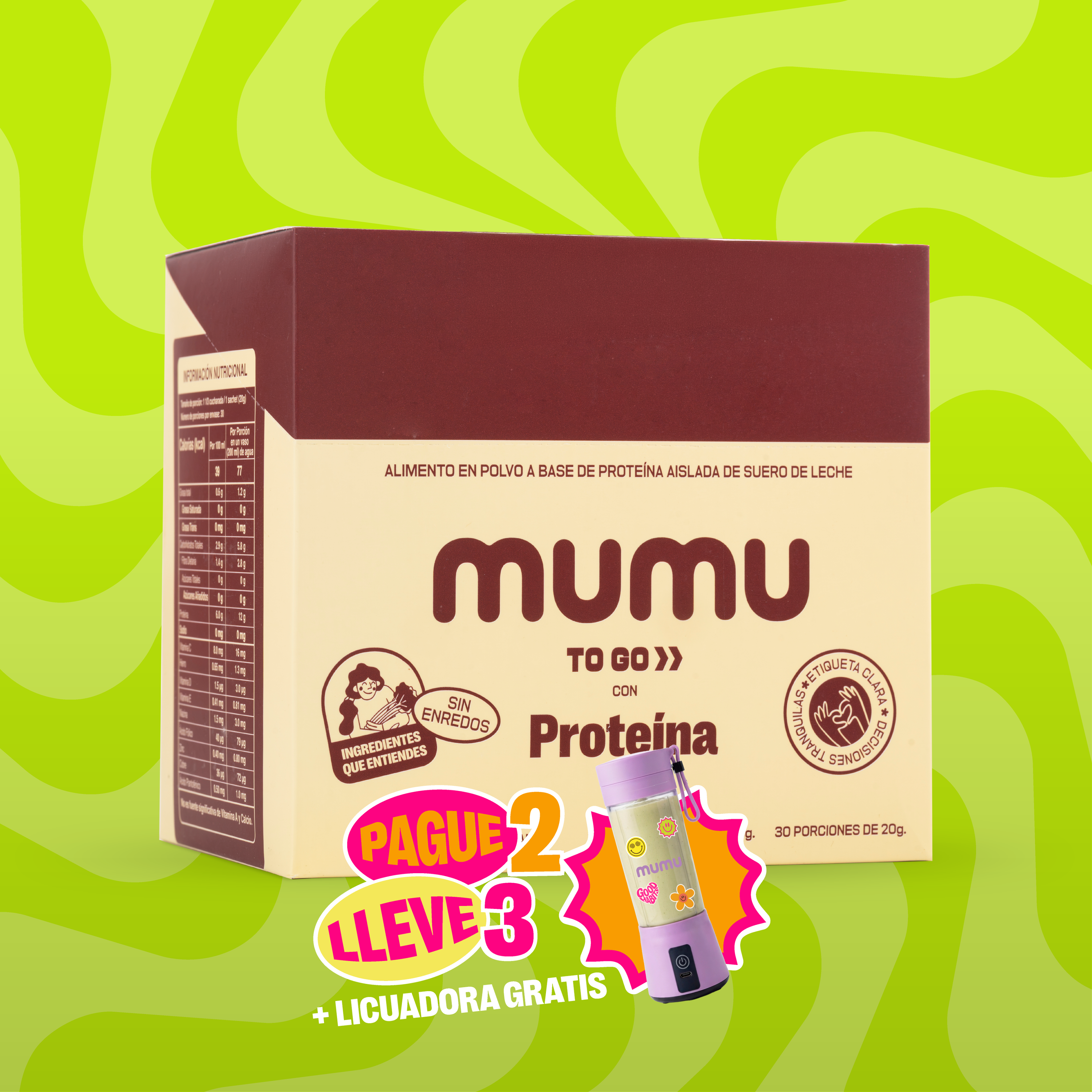 MUMU TO GO - PROTEÍNA EN POLVO - MUMUVERSARIO