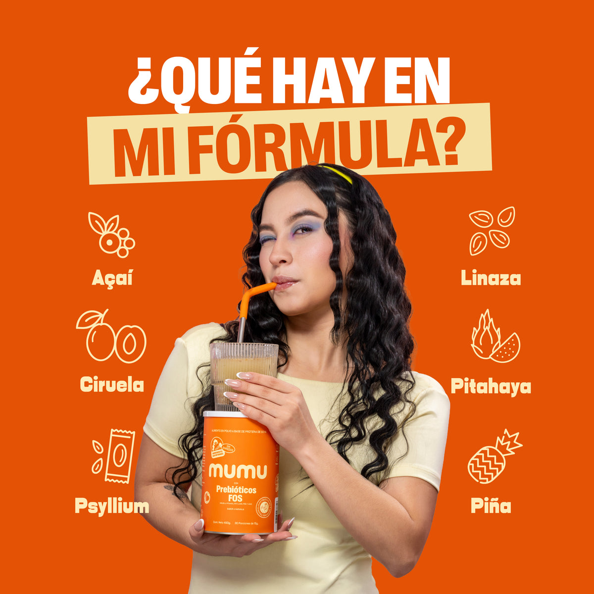 Fibra con prebiótico FOS