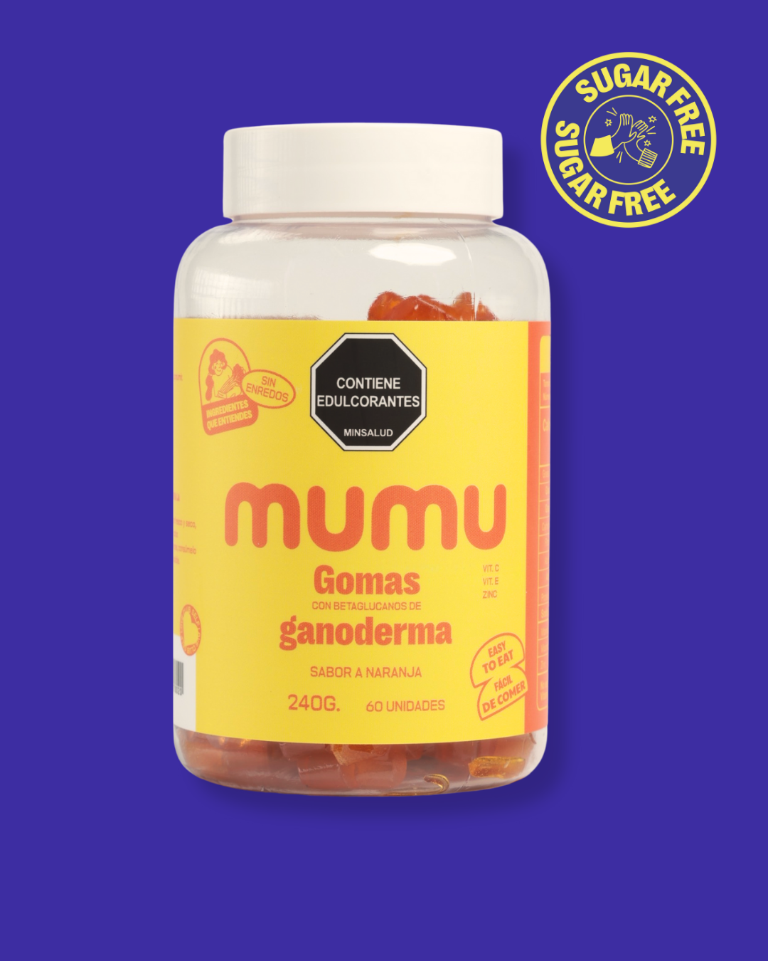 GOMAS DE BETAGLUCANOS DE GANODERMA LUCIDUM