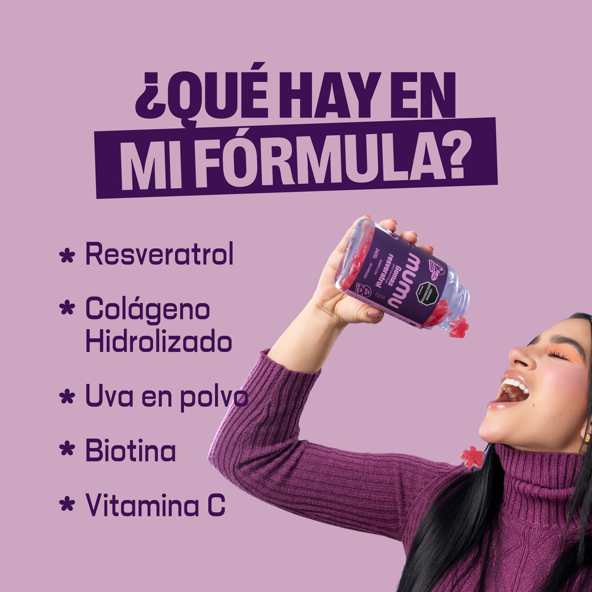 Gomas de resveratrol