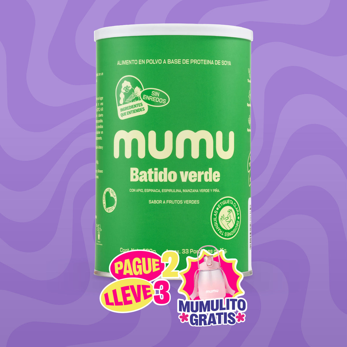 BATIDO VERDE EN POLVO - MUMUVERSARIO