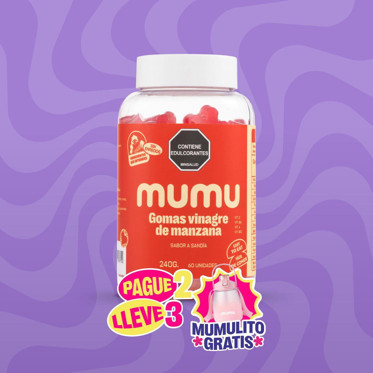 GOMAS DE VINAGRE DE MANZANA - MUMUVERSARIO