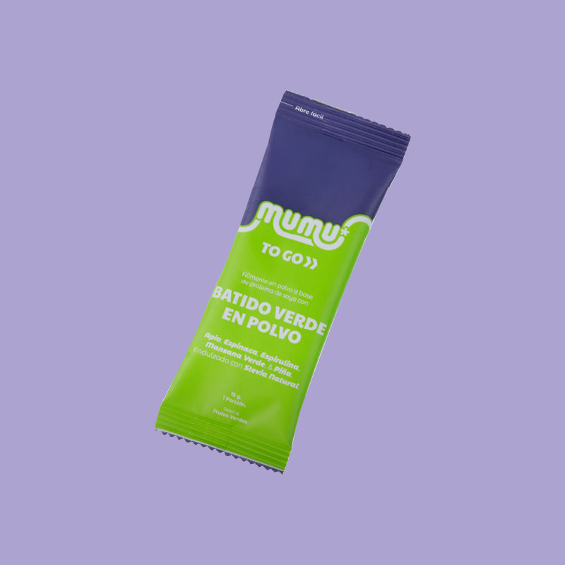MUMU TO GO – BATIDO VERDE EN POLVO