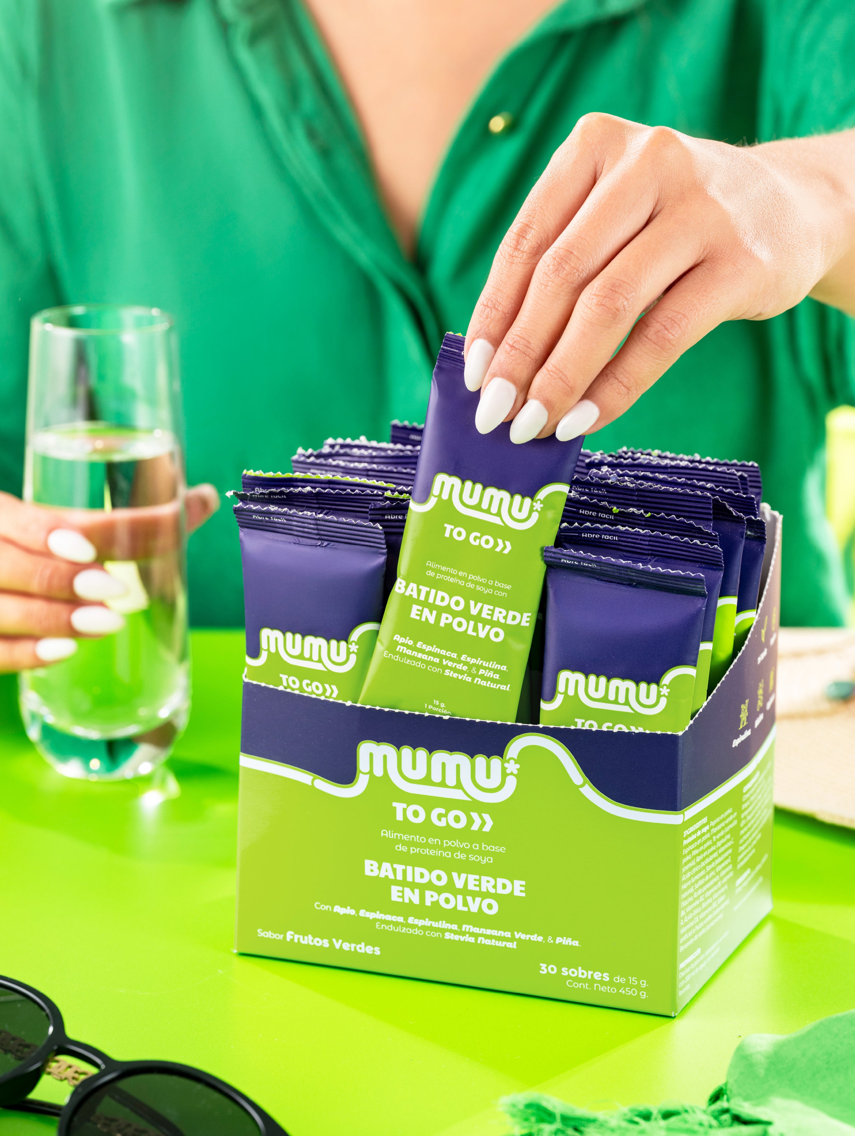 MUMU TO GO – BATIDO VERDE EN POLVO