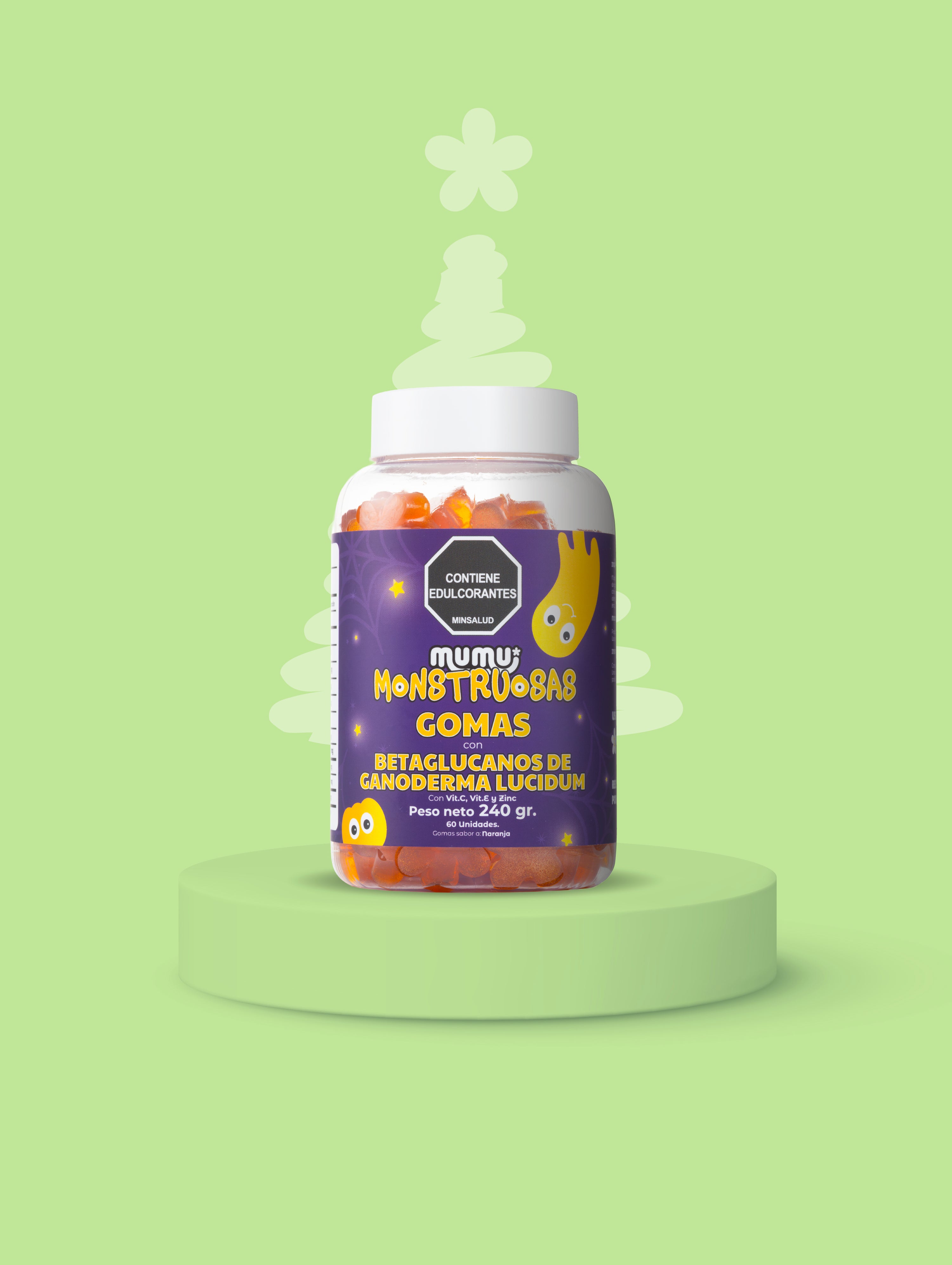 GOMAS DE BETAGLUCANOS DE GANODERMA LUCIDUM