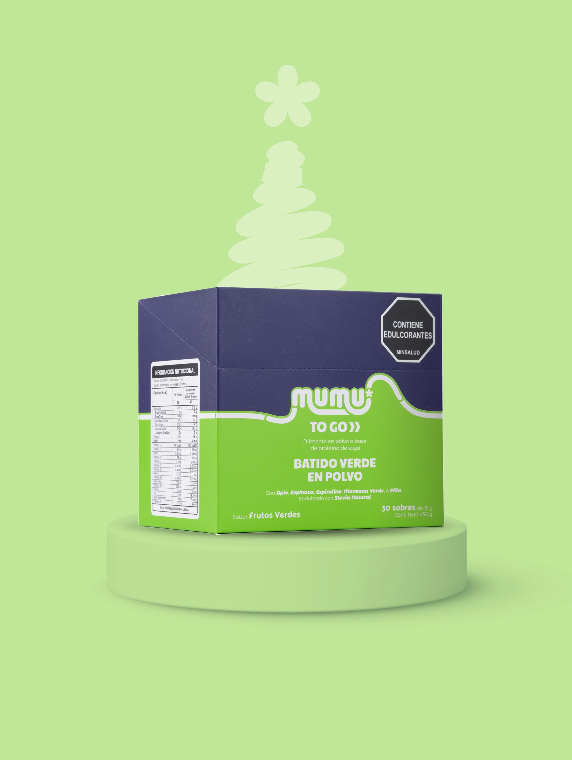 MUMU TO GO – BATIDO VERDE EN POLVO