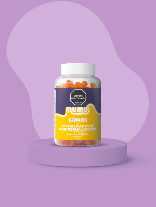GOMAS DE BETAGLUCANOS DE GANODERMA LUCIDUM