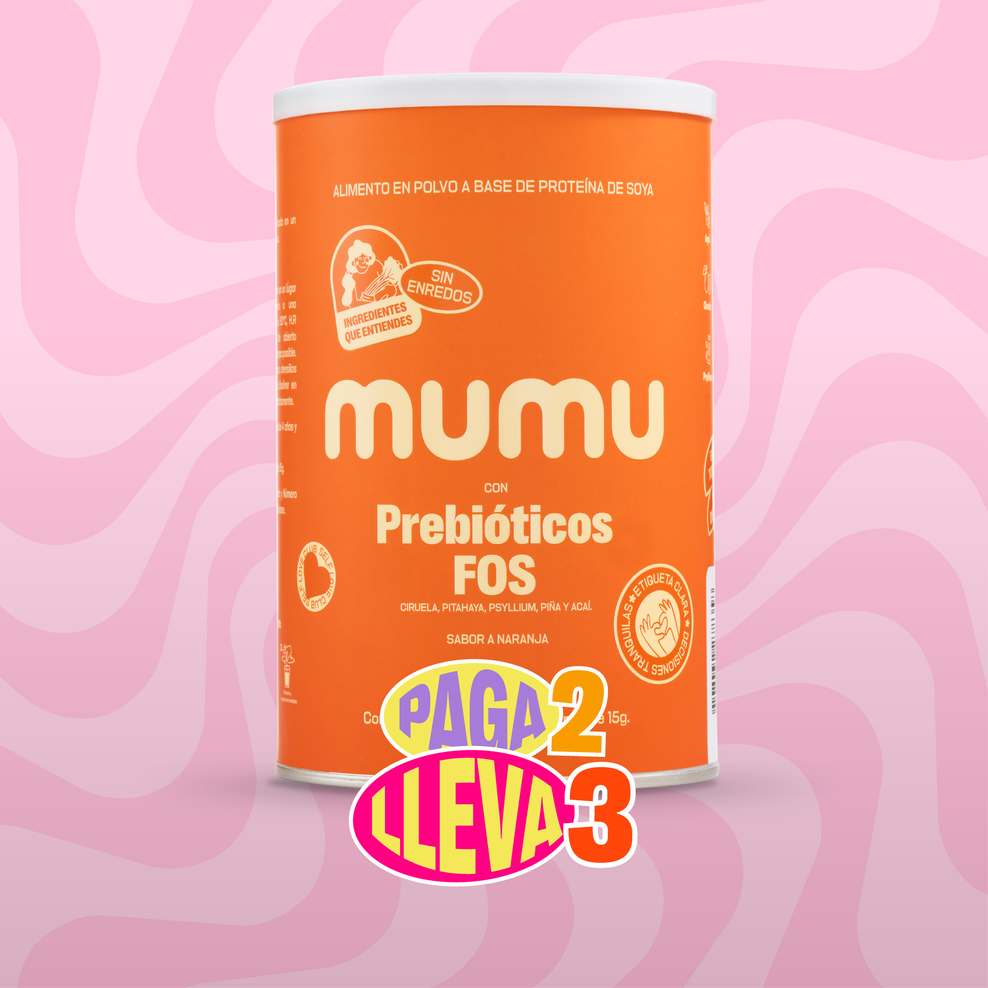FIBRA CON PREBIÓTICO FOS - MUMUVERSARIO