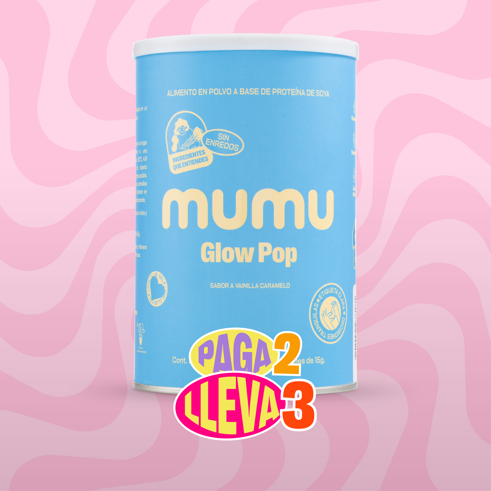 GLOW POP - MULTIVITAMÍNICO PARA MAMÁS GESTANTES Y LACTANTES - MUMUVERSARIO