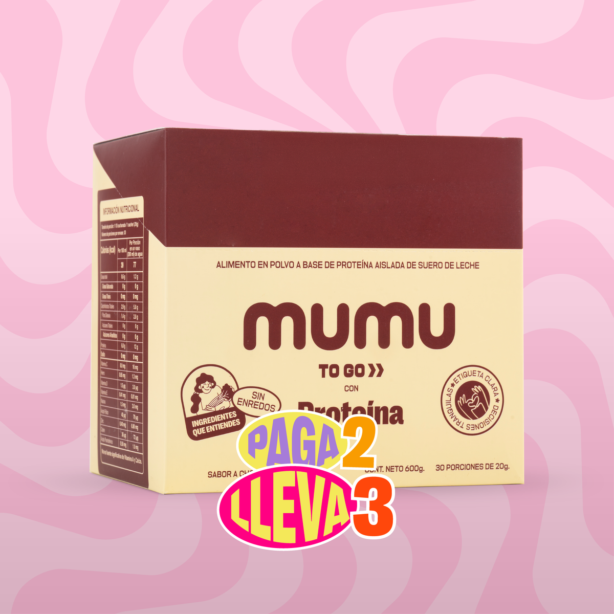 MUMU TO GO - PROTEÍNA EN POLVO - MUMUVERSARIO