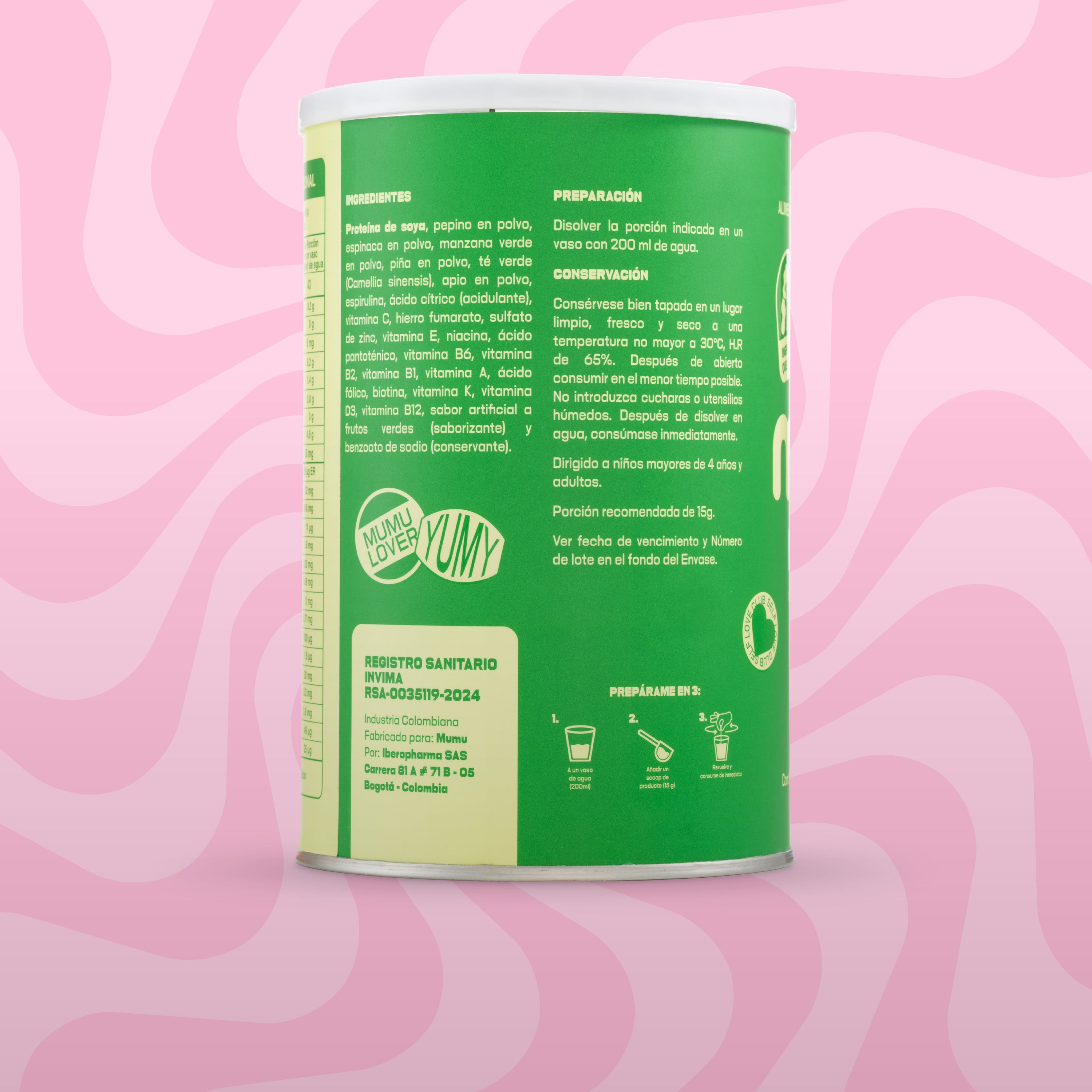 BATIDO VERDE EN POLVO - MUMUVERSARIO