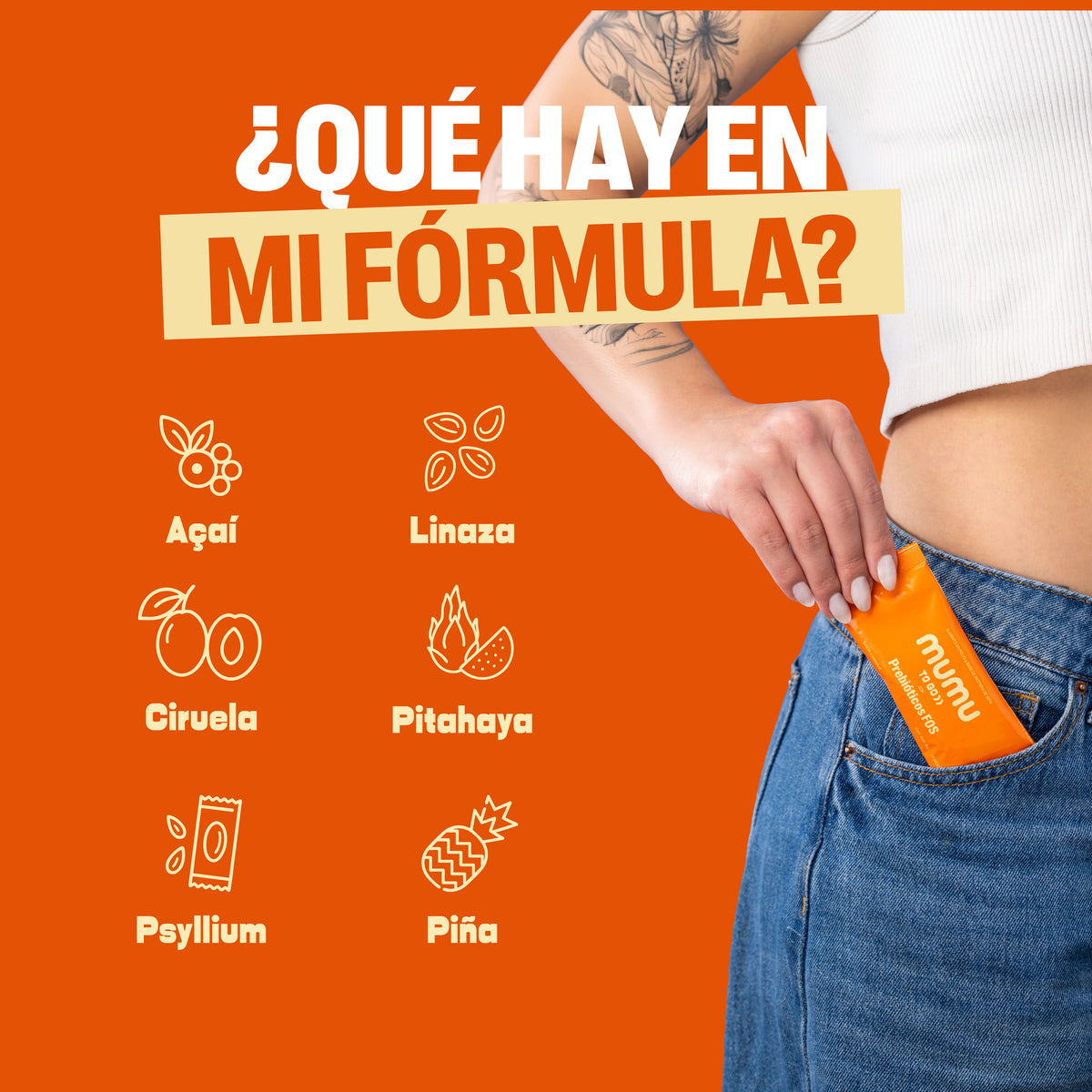 Mumu To Go - Fibra con prebiótico FOS