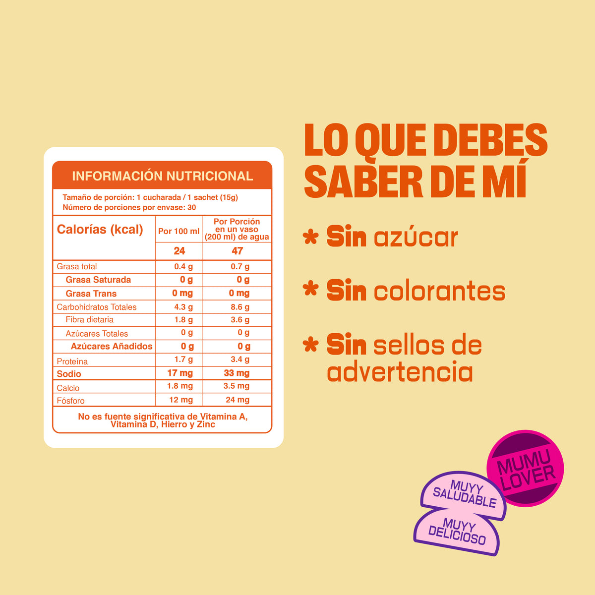 Mumu To Go - Fibra con prebiótico FOS