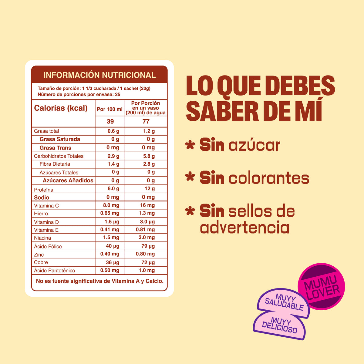 Mumu To Go - Proteína en polvo