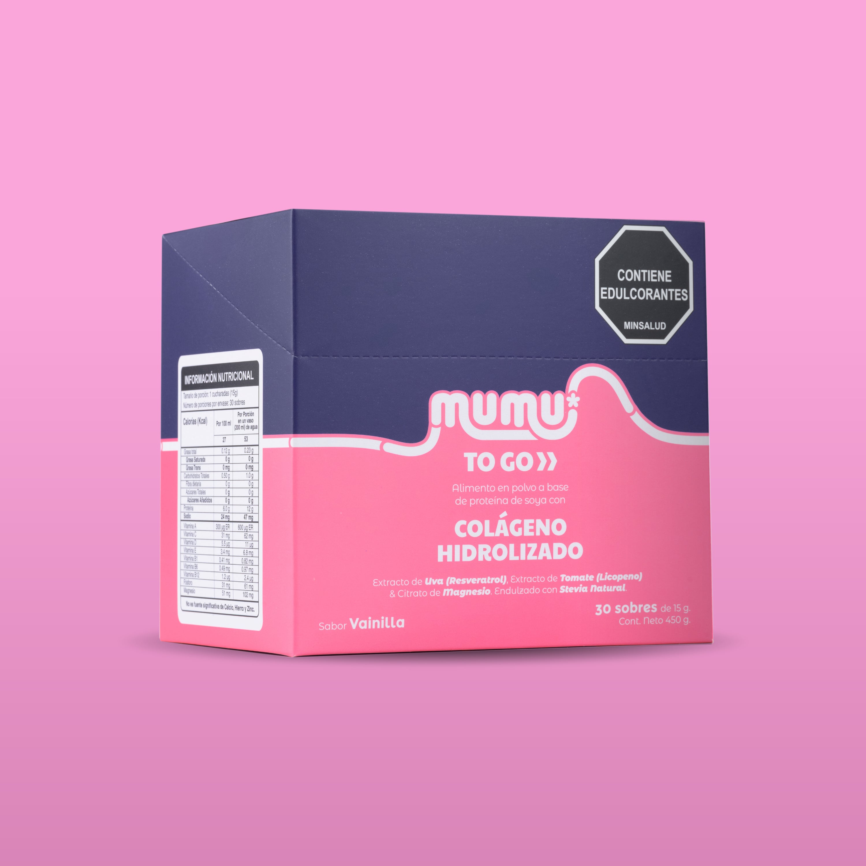 MUMU TO GO - COLÁGENO HIDROLIZADO CON STEVIA