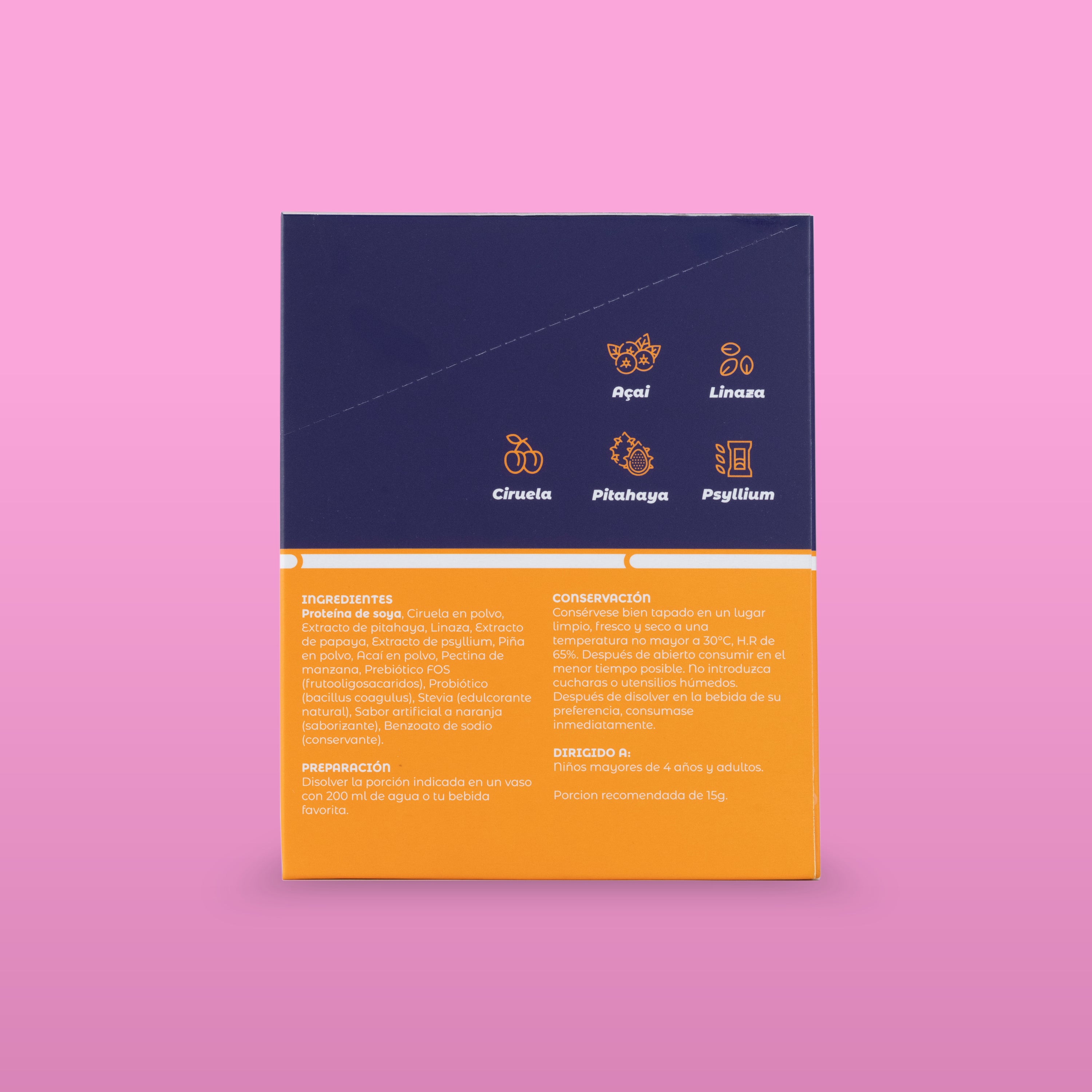 MUMU TO GO - FIBRA CON PREBIÓTICO FOS CON STEVIA