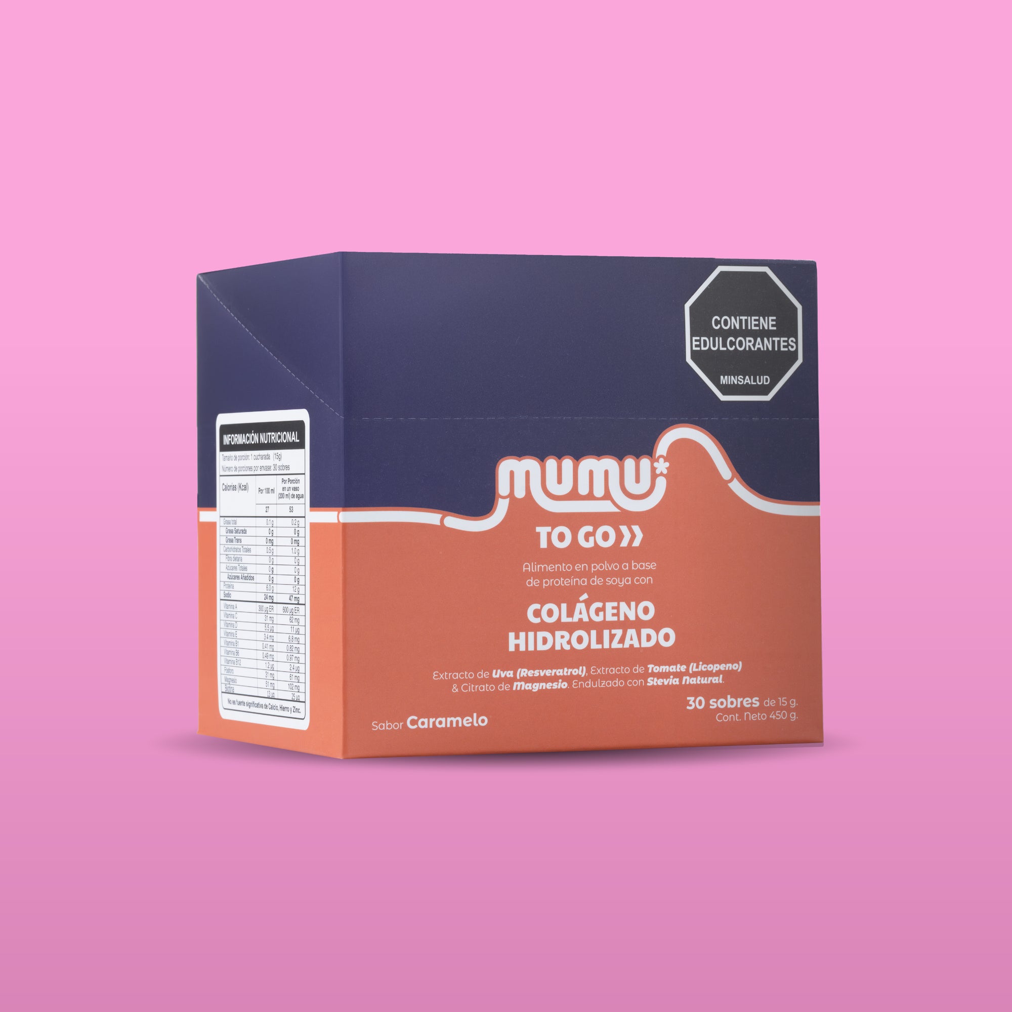 MUMU TO GO - COLÁGENO HIDROLIZADO CON STEVIA