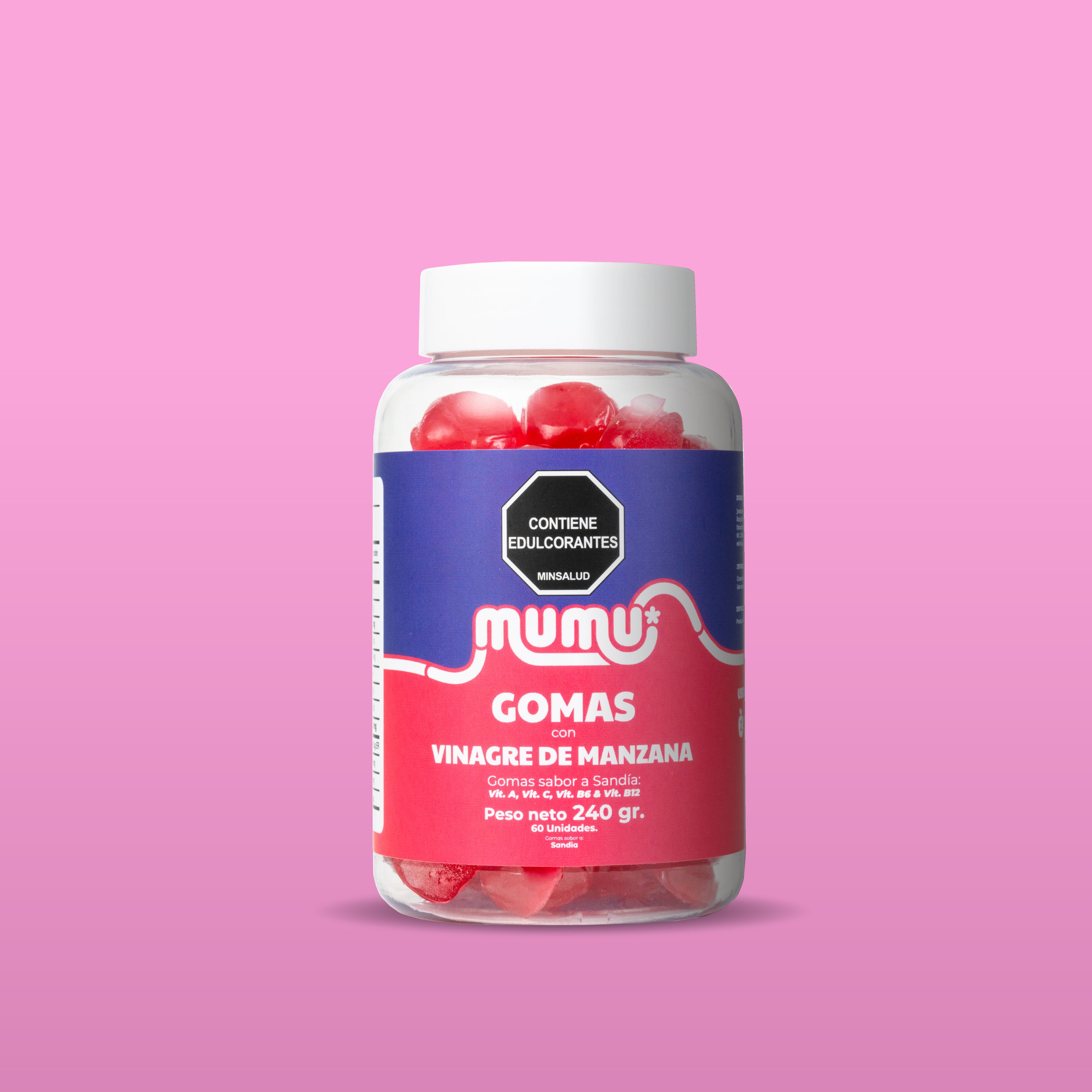 GOMAS DE VINAGRE DE MANZANA OLD MUMU