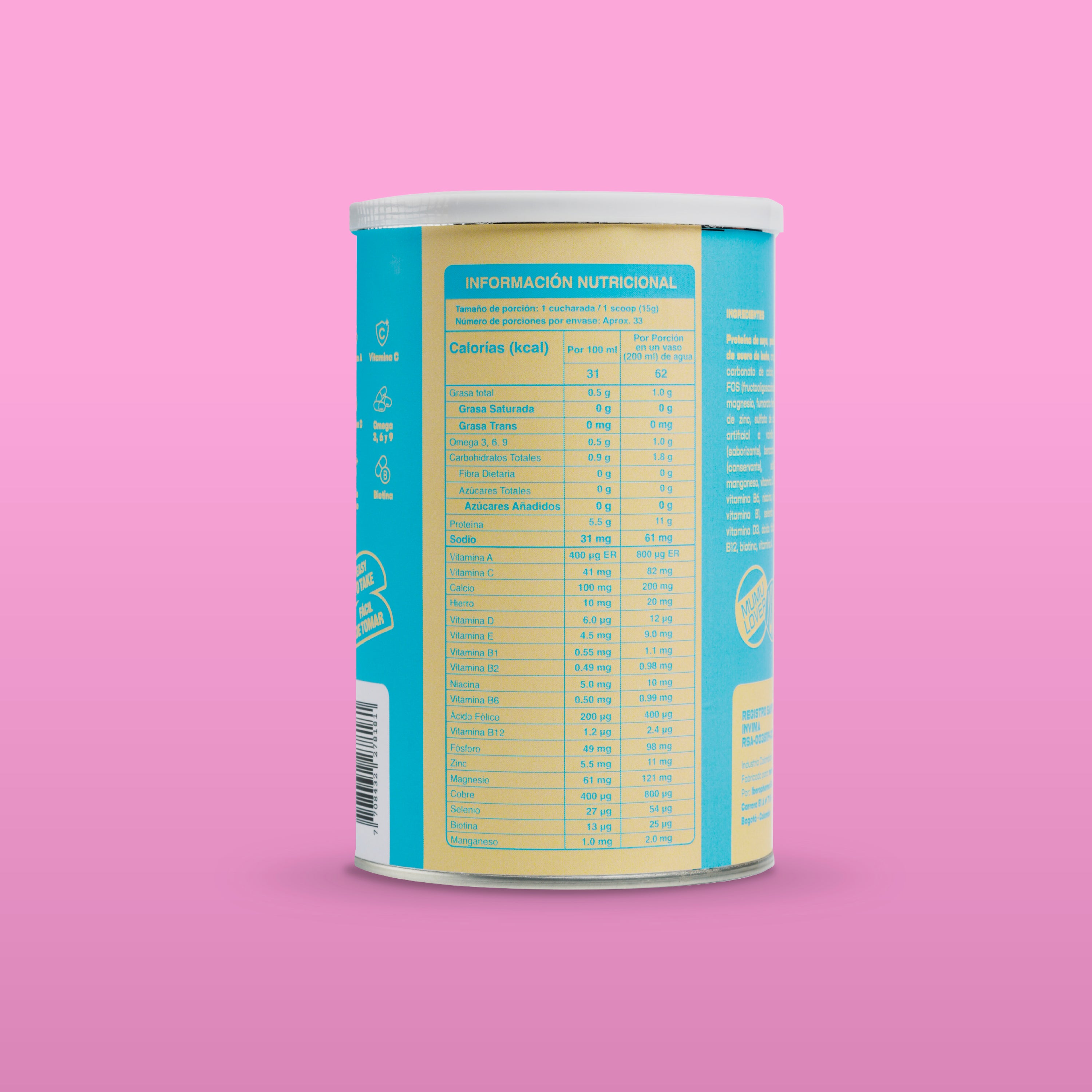GLOW POP - MULTIVITAMÍNICO PARA MAMÁS GESTANTES Y LACTANTES