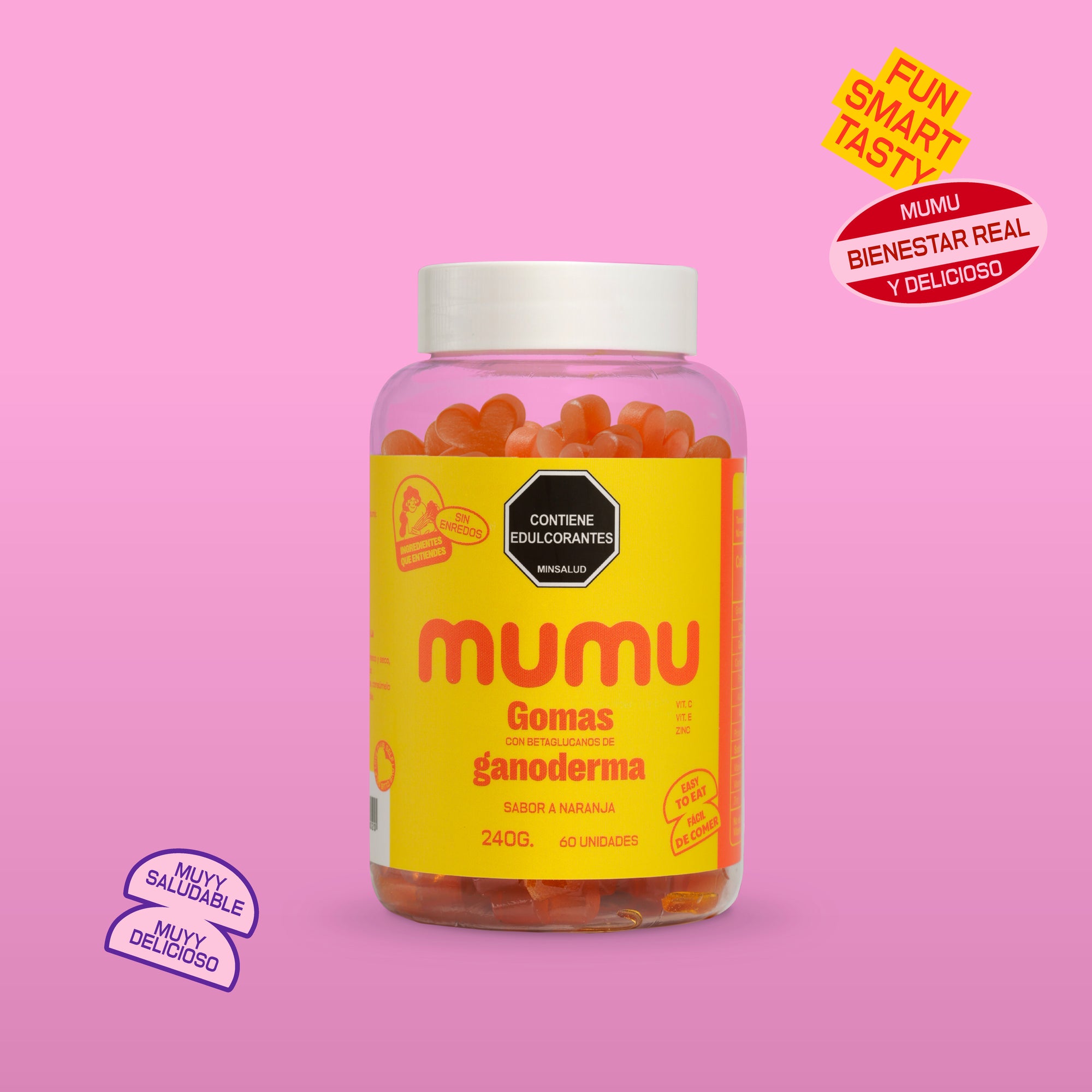 GOMAS DE BETAGLUCANOS DE GANODERMA LUCIDUM