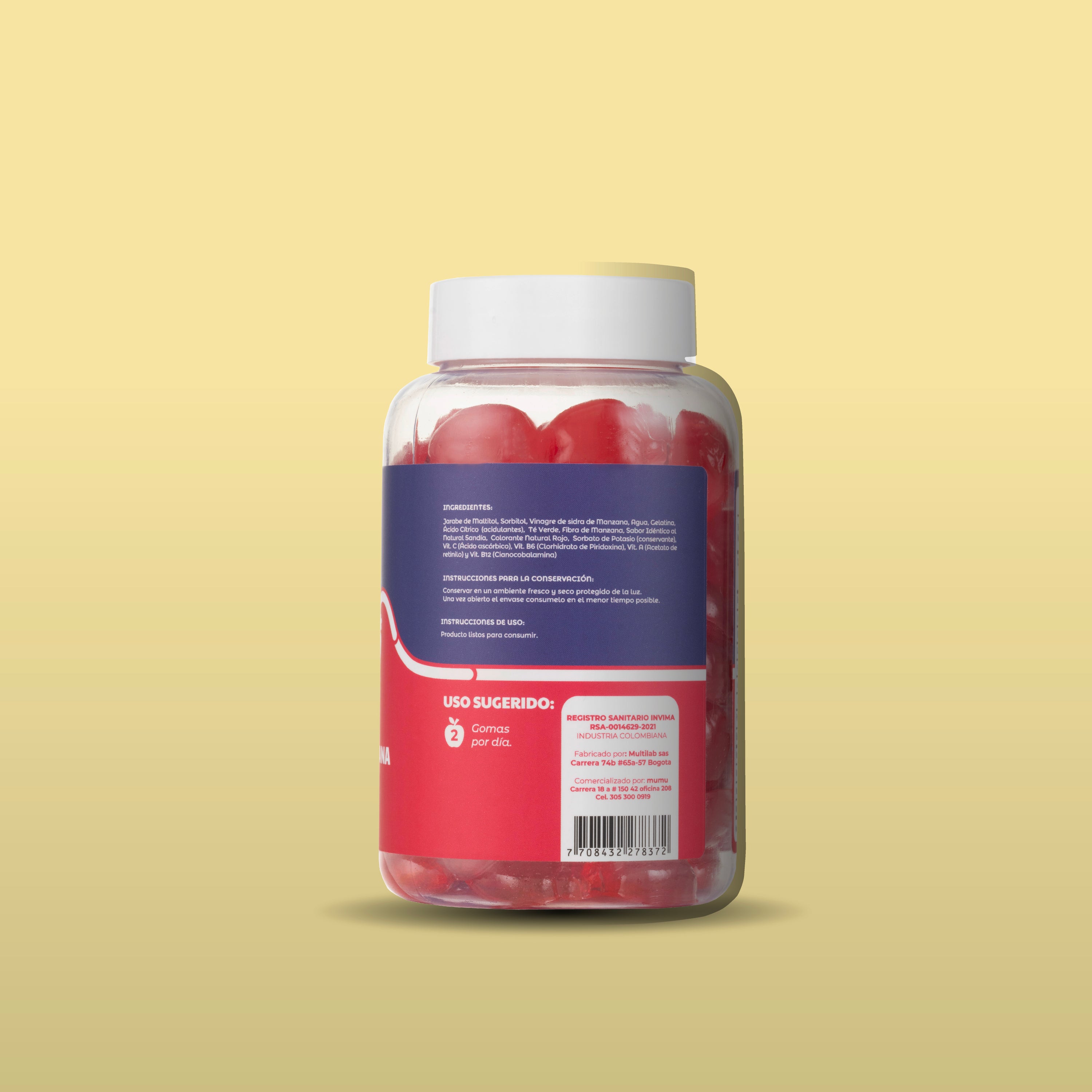 GOMAS DE VINAGRE DE MANZANA - HOT DAYS