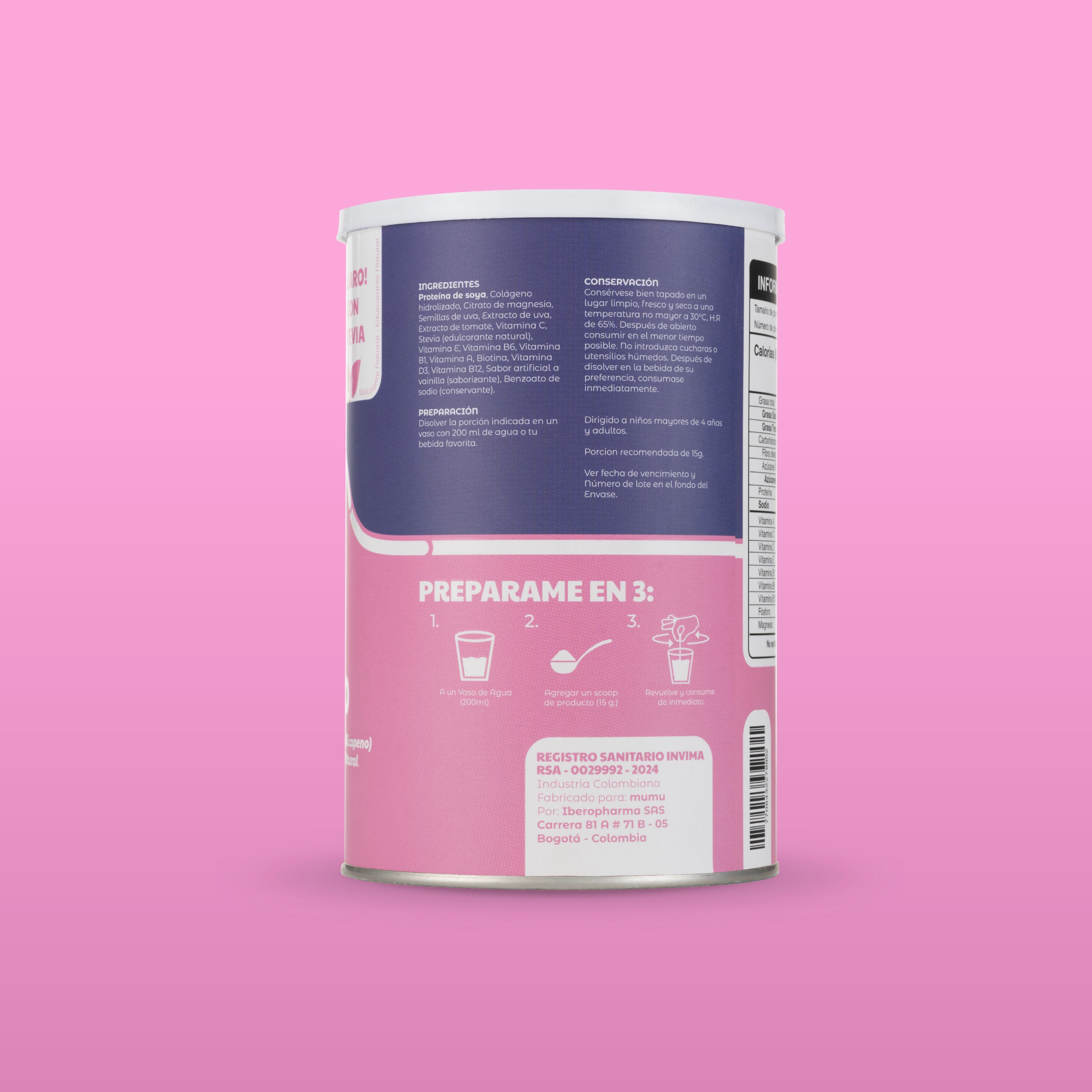 COLÁGENO HIDROLIZADO CON STEVIA