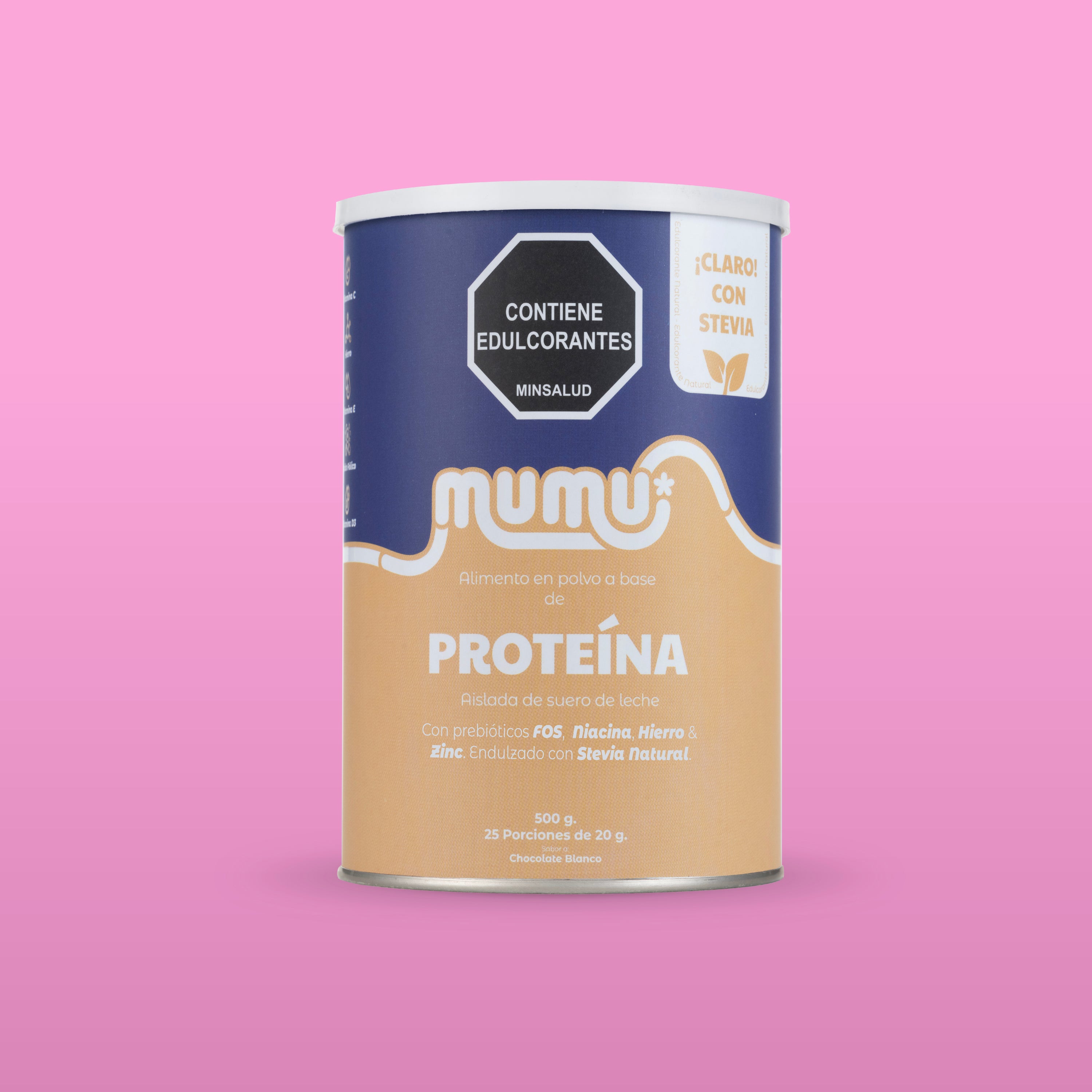 PROTEÍNA EN POLVO CON STEVIA