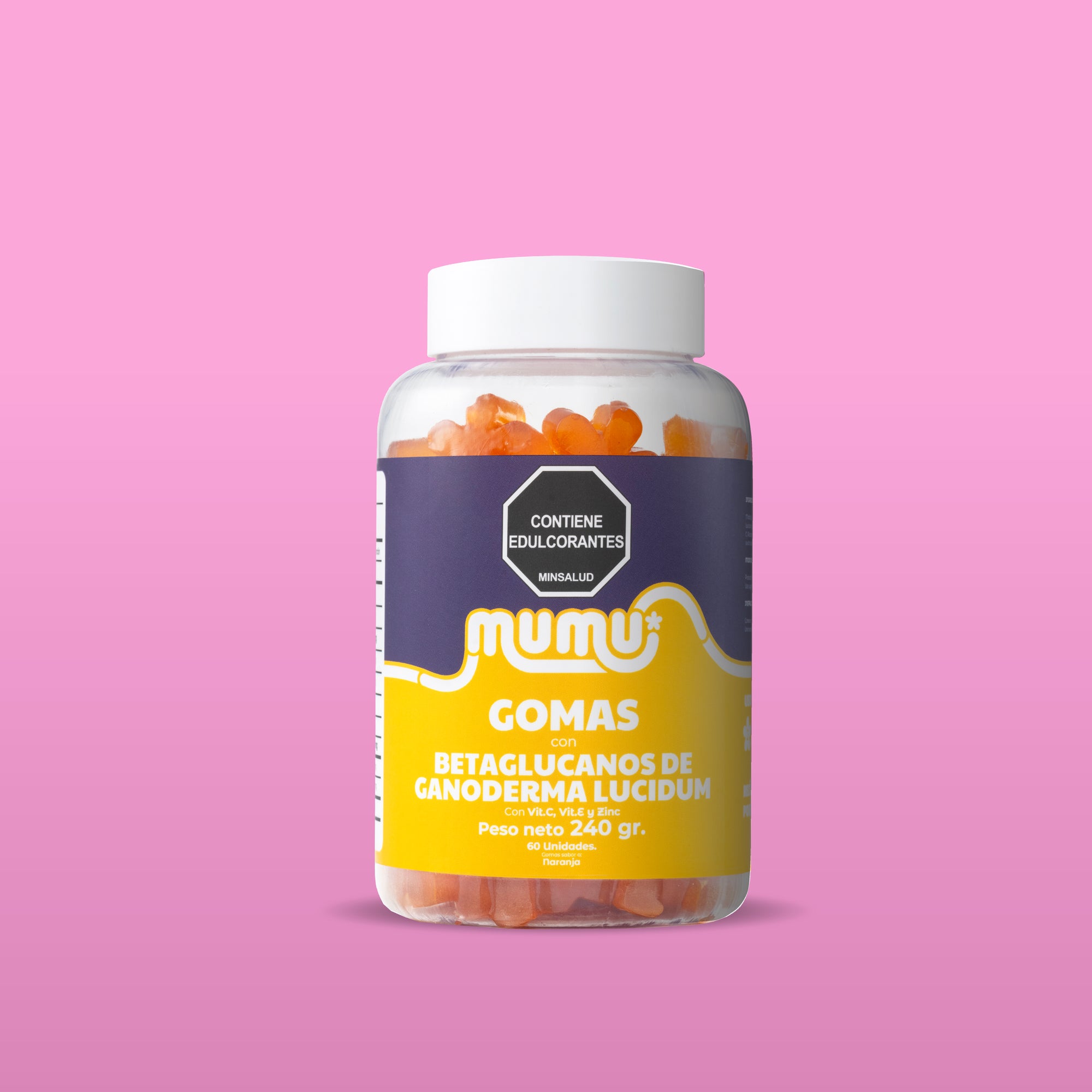 GOMAS DE BETAGLUCANOS DE GANODERMA LUCIDUM OLD MUMU