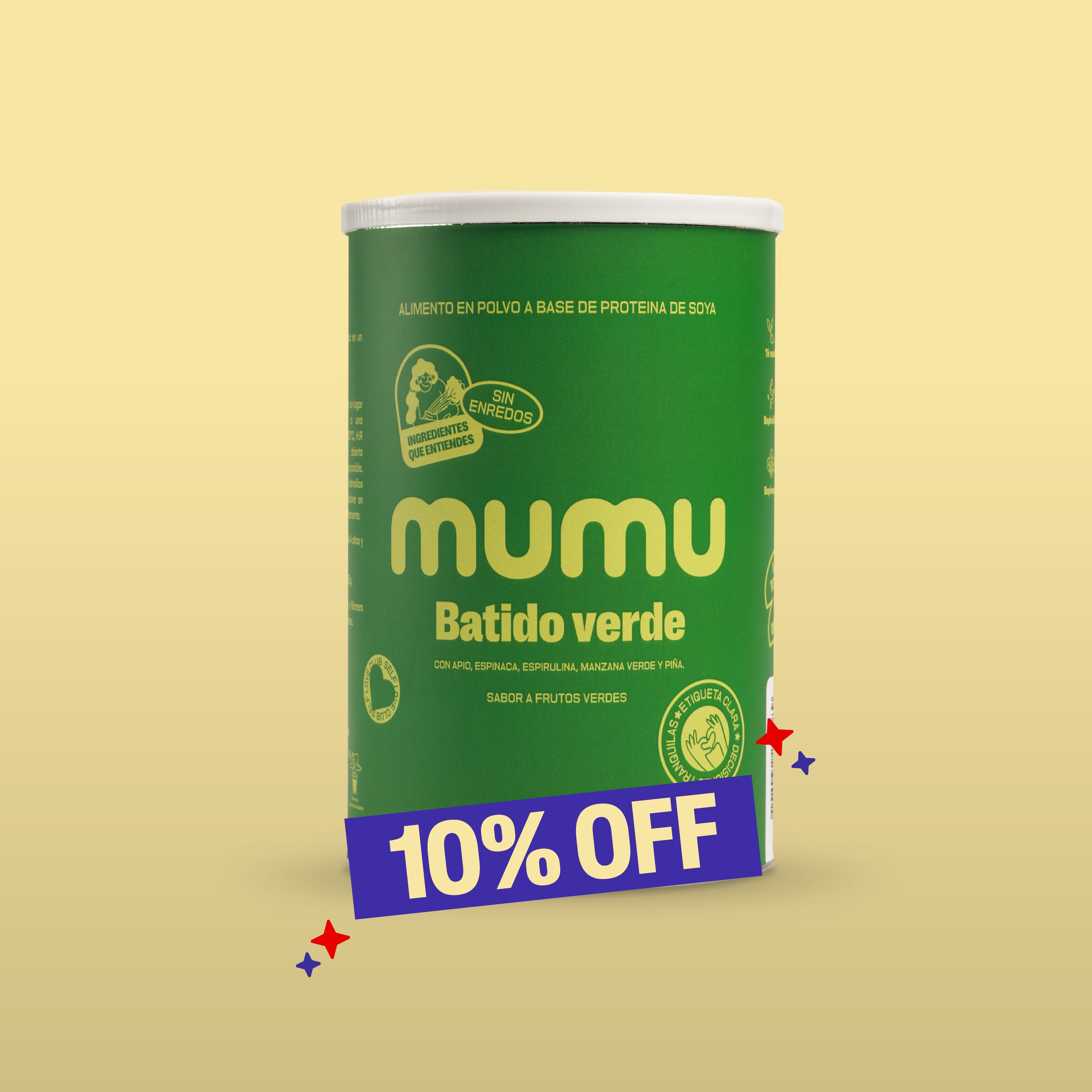 BATIDO VERDE EN POLVO - HOT DAYS