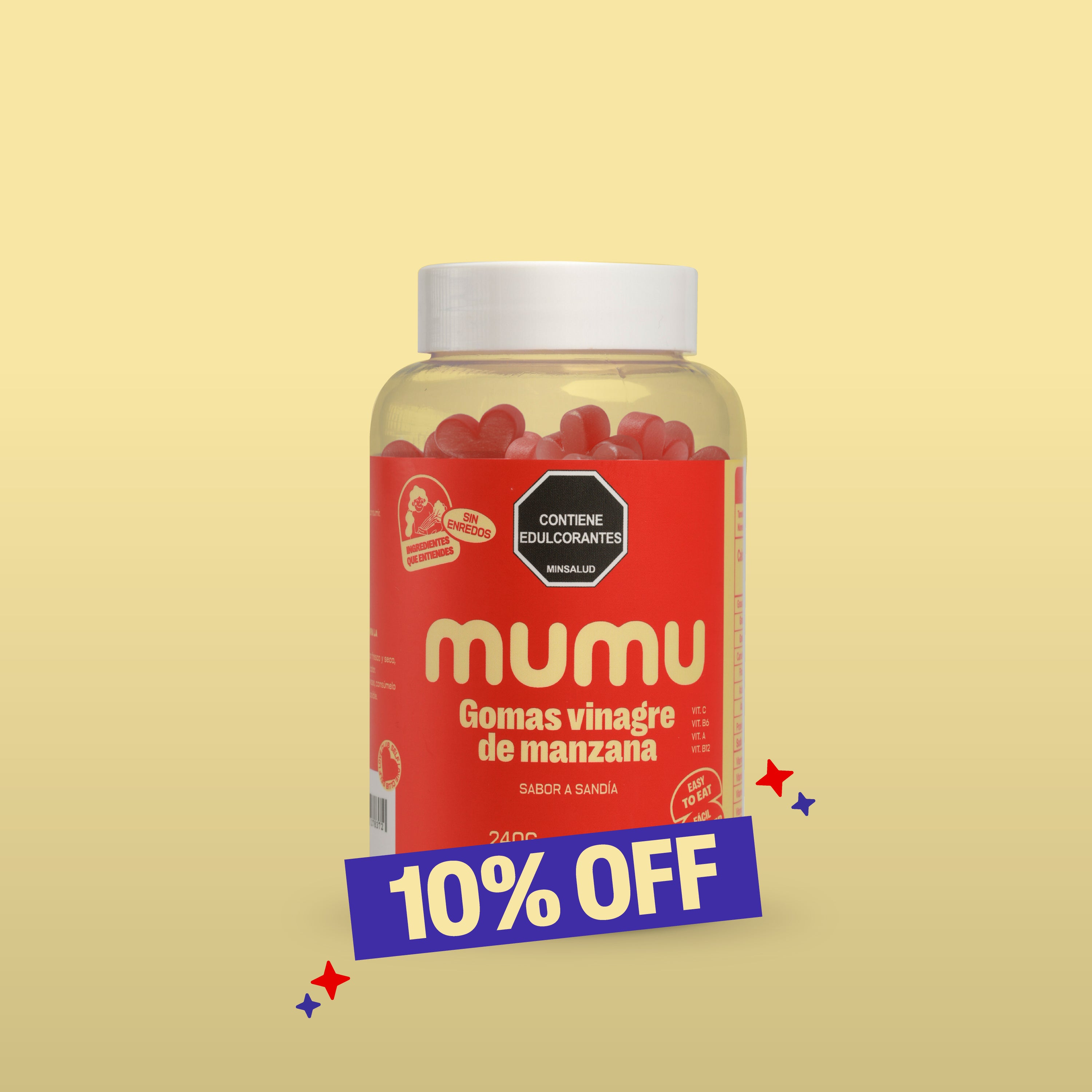 GOMAS DE VINAGRE DE MANZANA - HOT DAYS